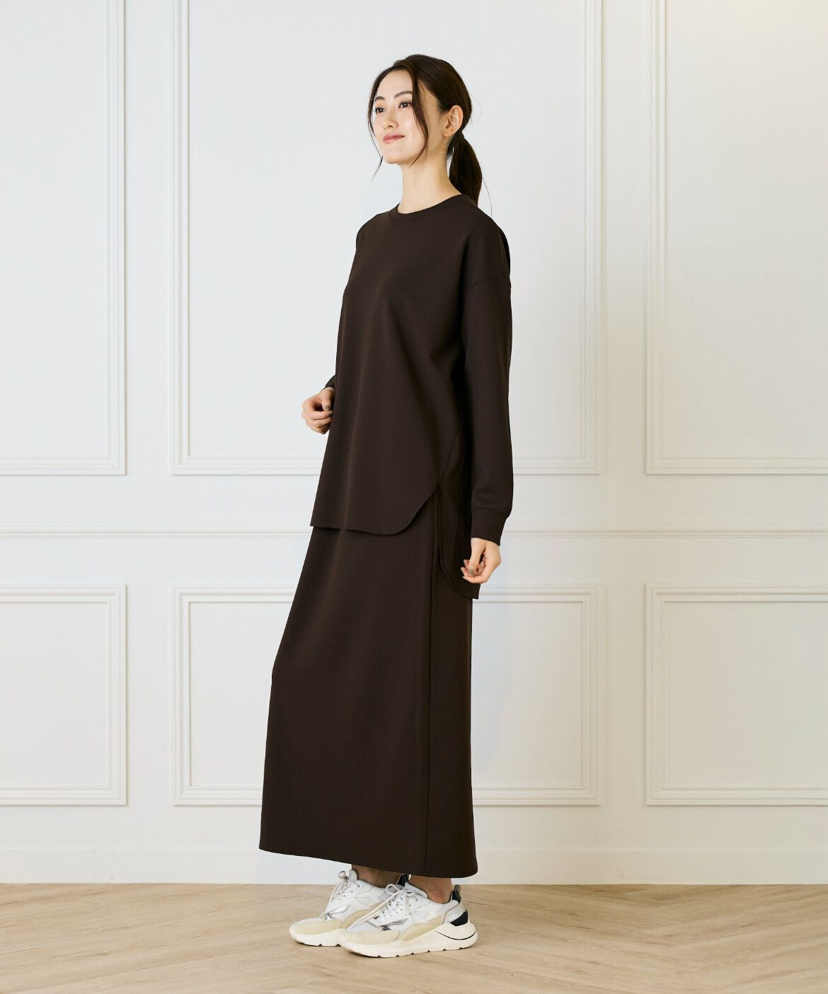 DAY by DAY it&rsquo;s international「ジョーゼットジャージーイージーストレートスカート」|スカート|