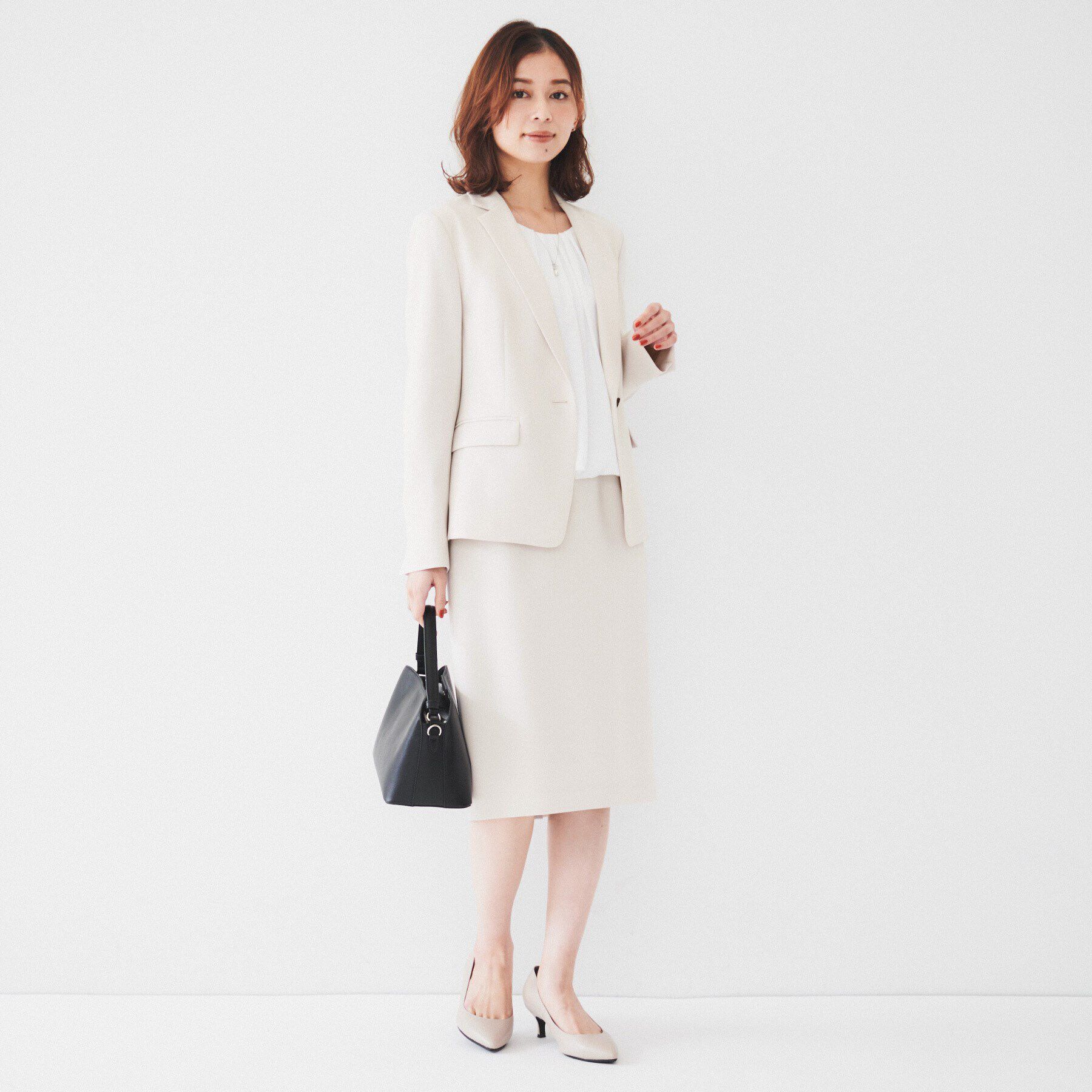 UNTITLED「【通勤スーツ】タイトスカート」|スカート|