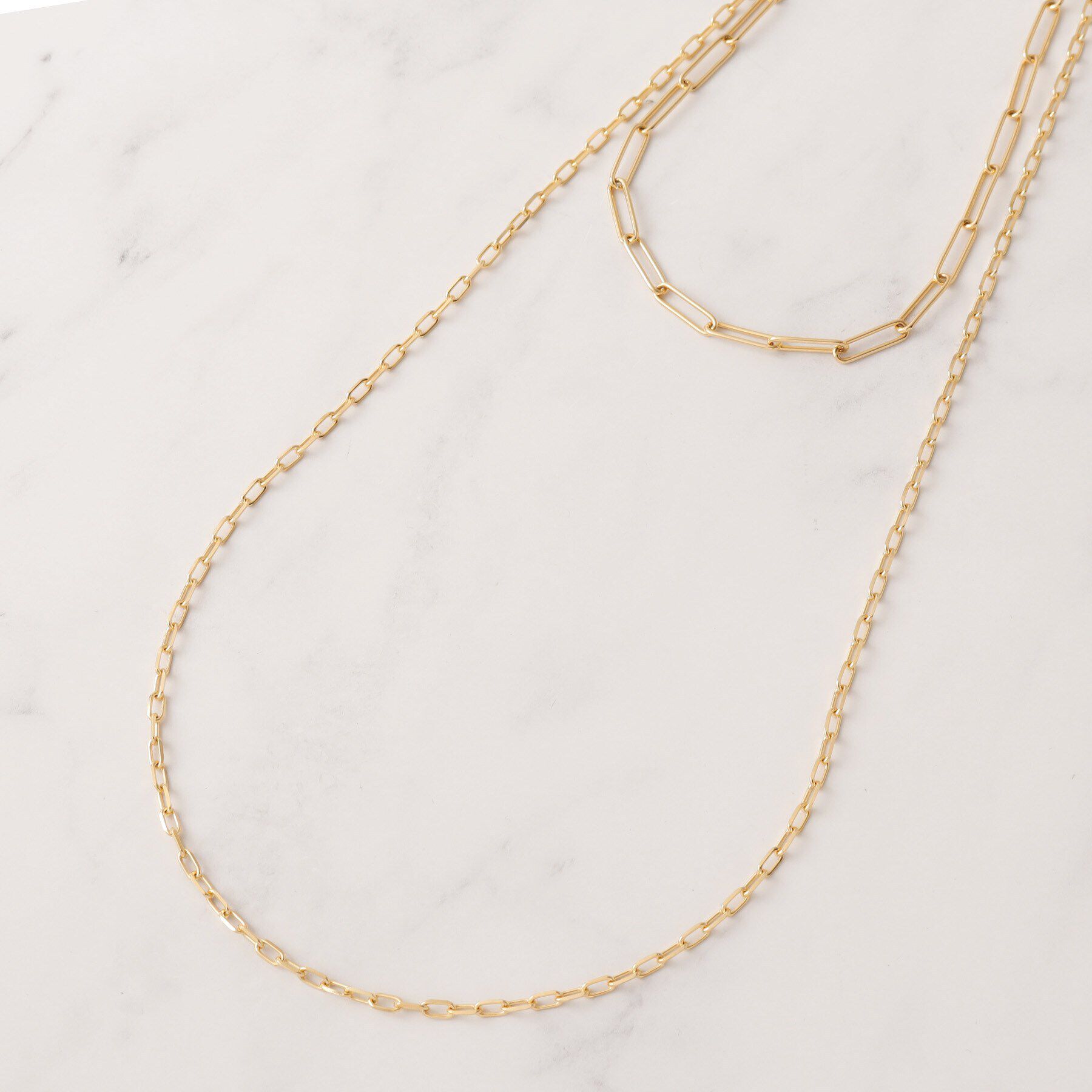 UNTITLED「レイヤードチェーンネックレス」|ネックレス|