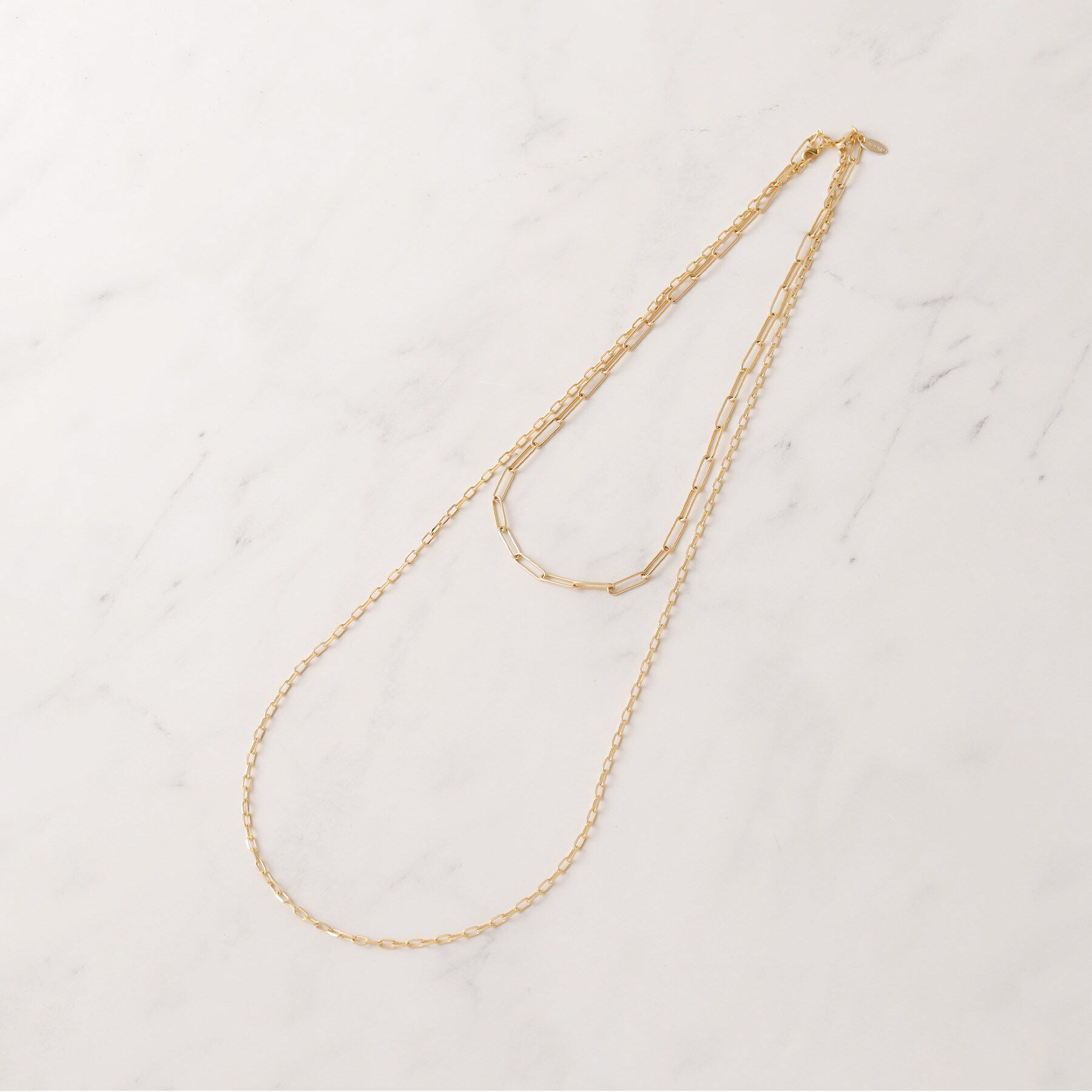 UNTITLED「レイヤードチェーンネックレス」|ネックレス|ゴールド(007)