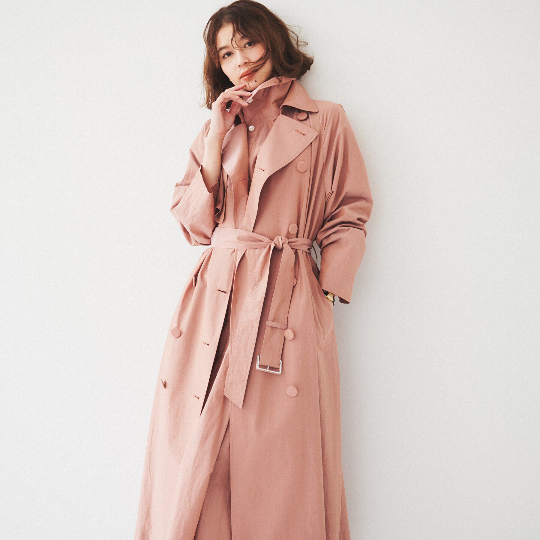 UNTITLED「ライトコットン トレンチコート」|トレンチコート|