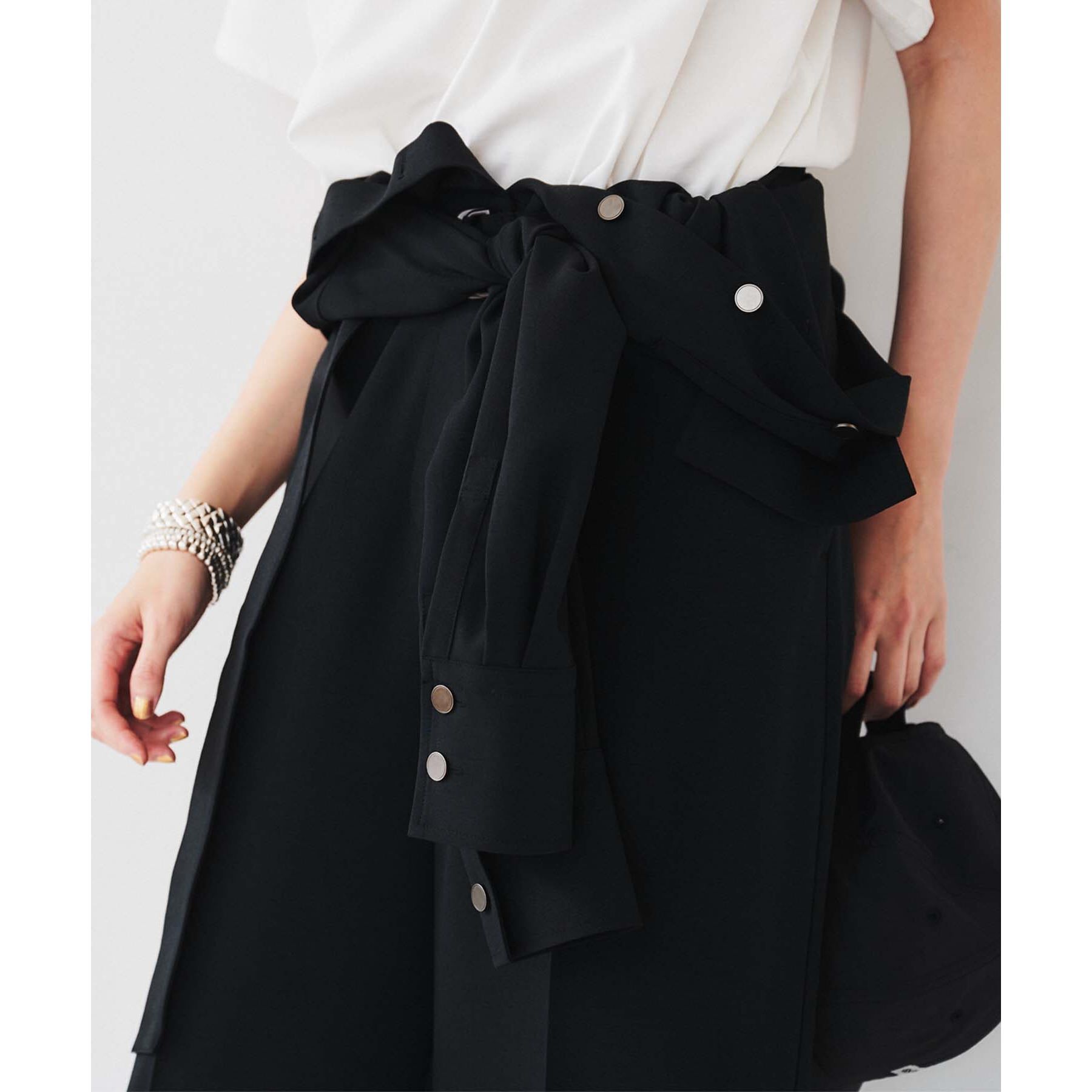 UNTITLED「【朝比奈 彩&times;Oggi&times;UNTITLED スペシャルコラボ】シャツカラーオールインワン」|オールインワン|