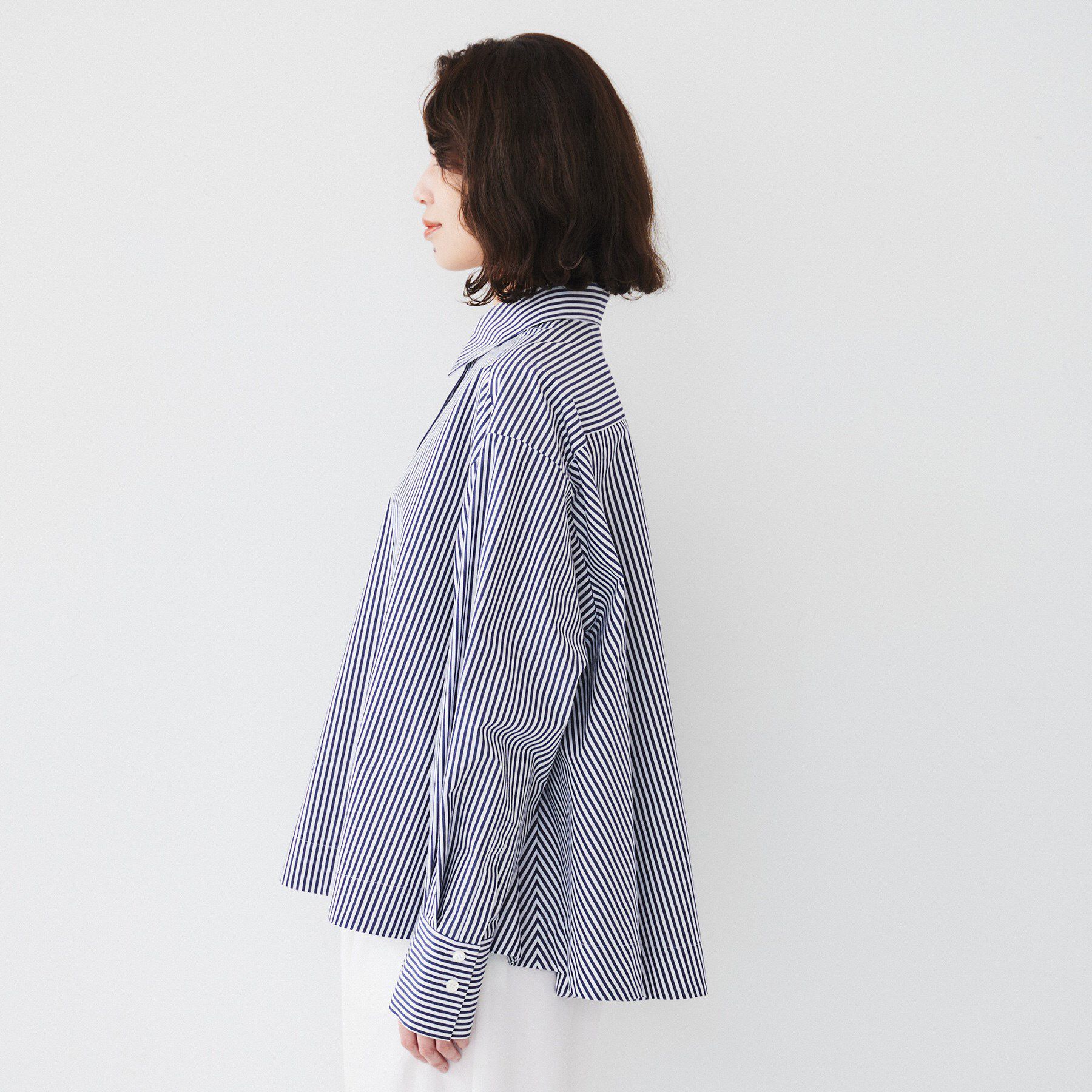 UNTITLED「【体型カバー】タイプライター テントシャツ」|シャツ・ブラウス|