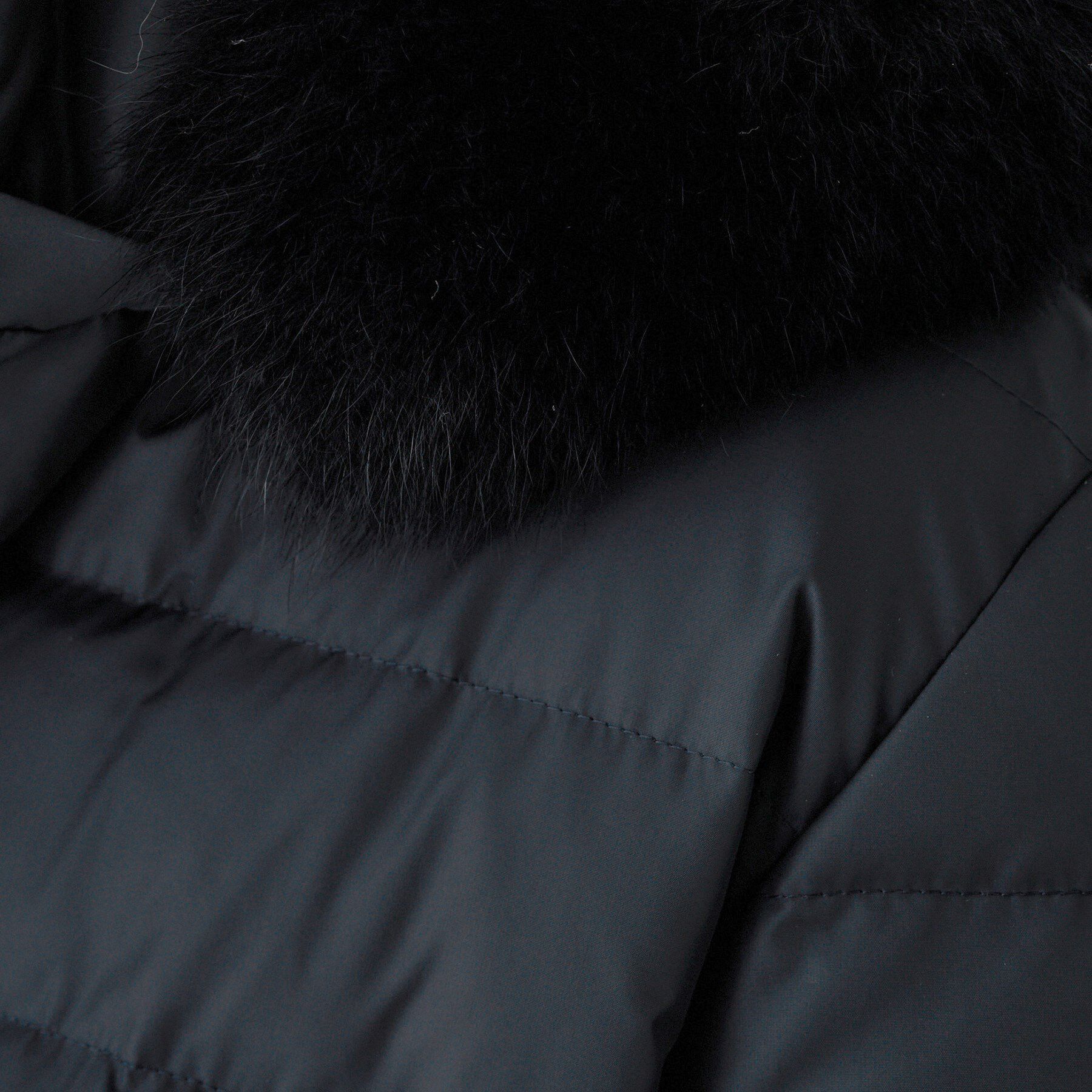 UNTITLED「【はっ水機能/フード取り外し可】ミディダウンコート」|ダウン|