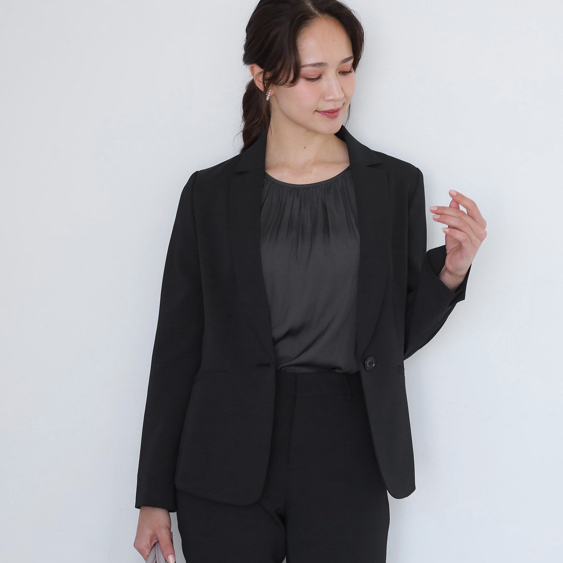 COUP DE CHANCE「【手洗い可／日本製／伸縮性／スーツ可】テーラードジャケット」|テーラードジャケット|