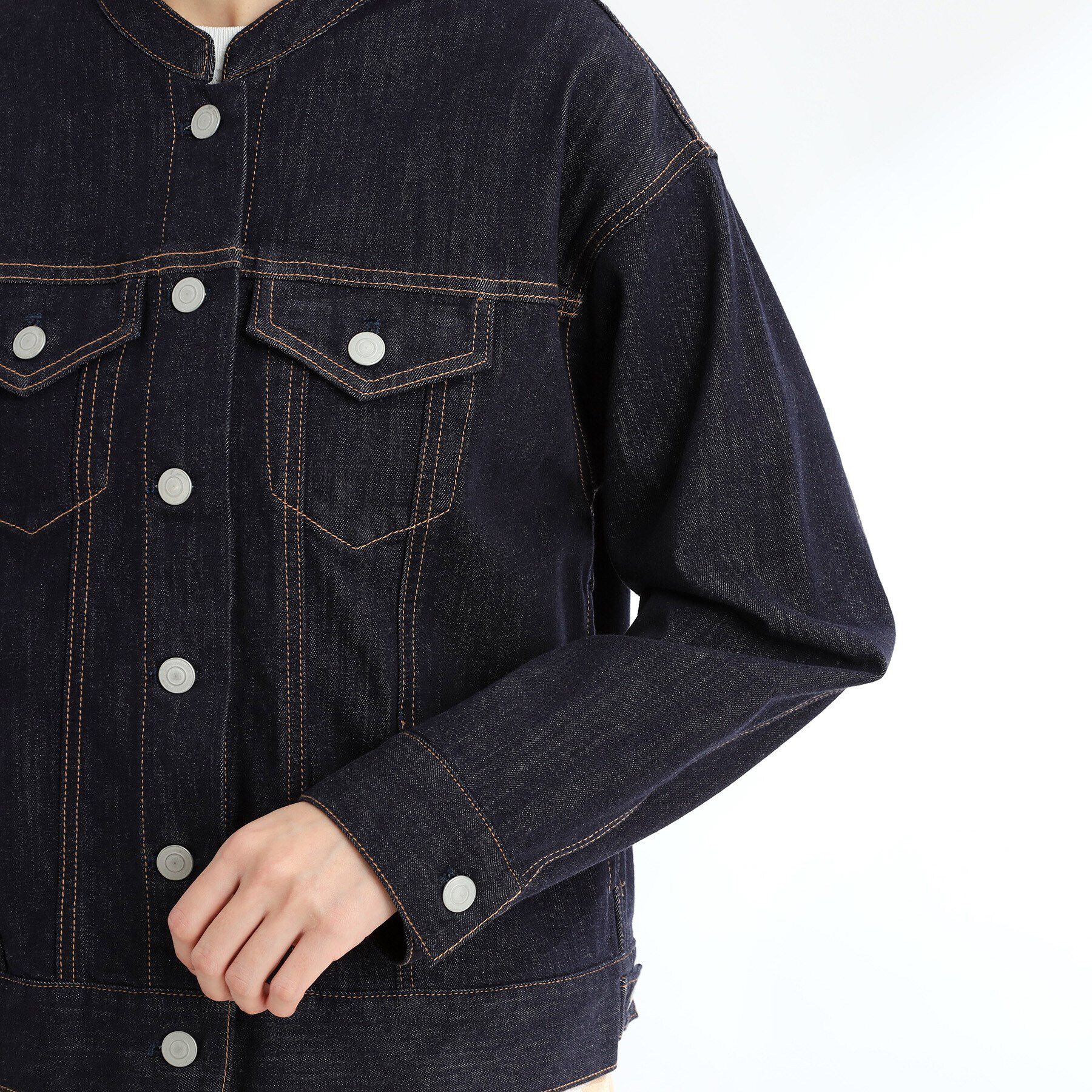 Reflect「【手洗い可】スタンダードデニムジャケット」|デニムジャケット|