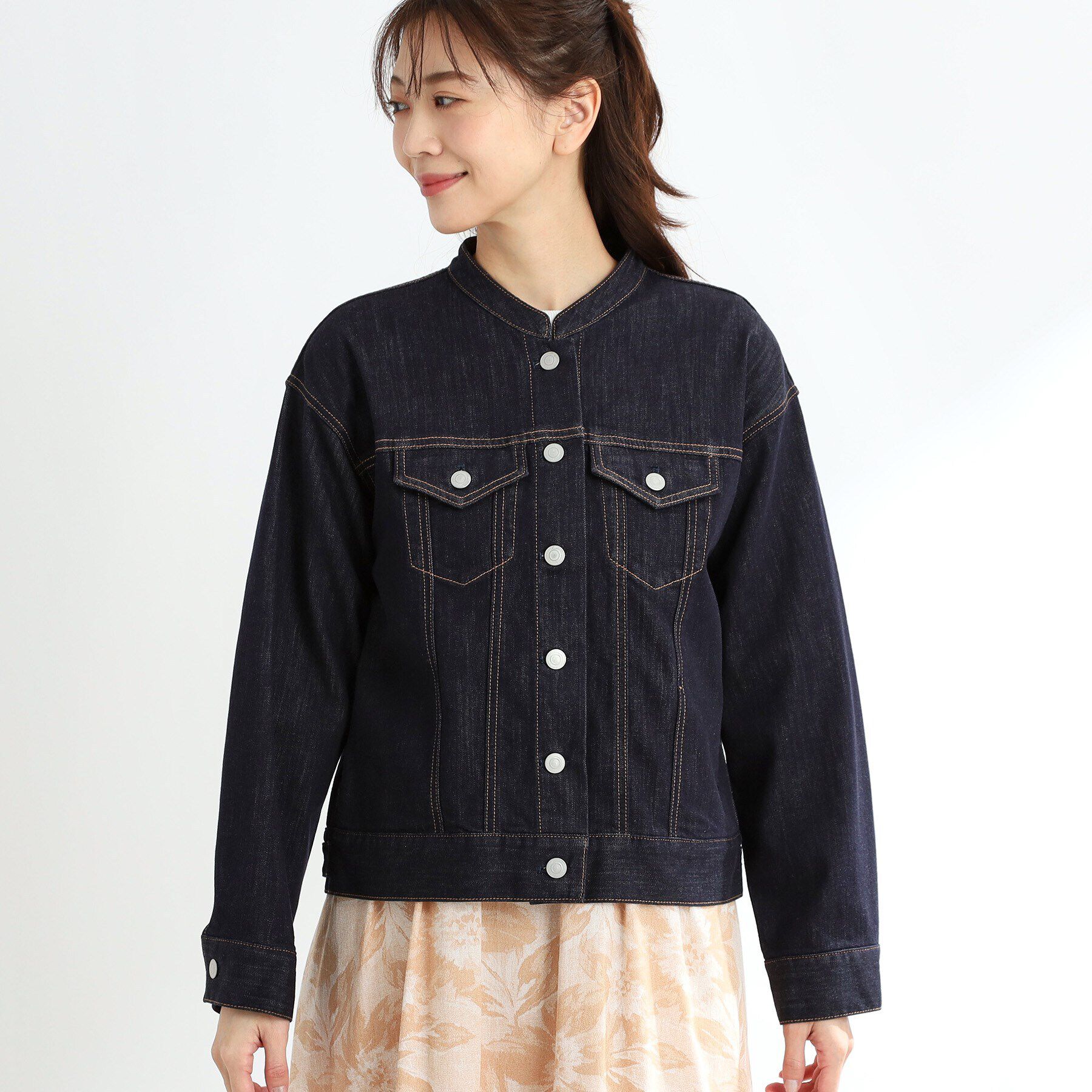 Reflect「【手洗い可】スタンダードデニムジャケット」|デニムジャケット|