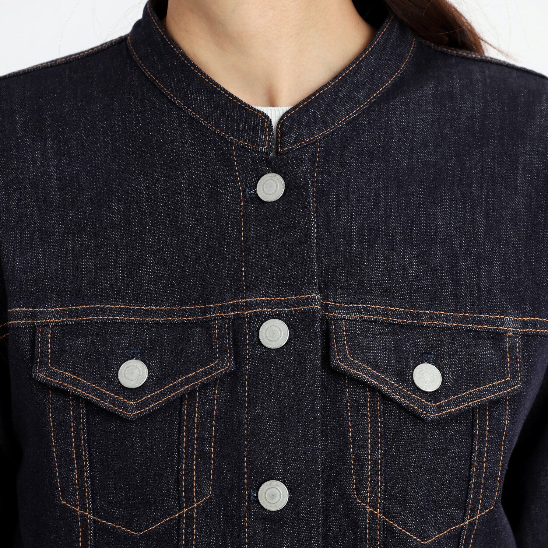 Reflect「【手洗い可】スタンダードデニムジャケット」|デニムジャケット|