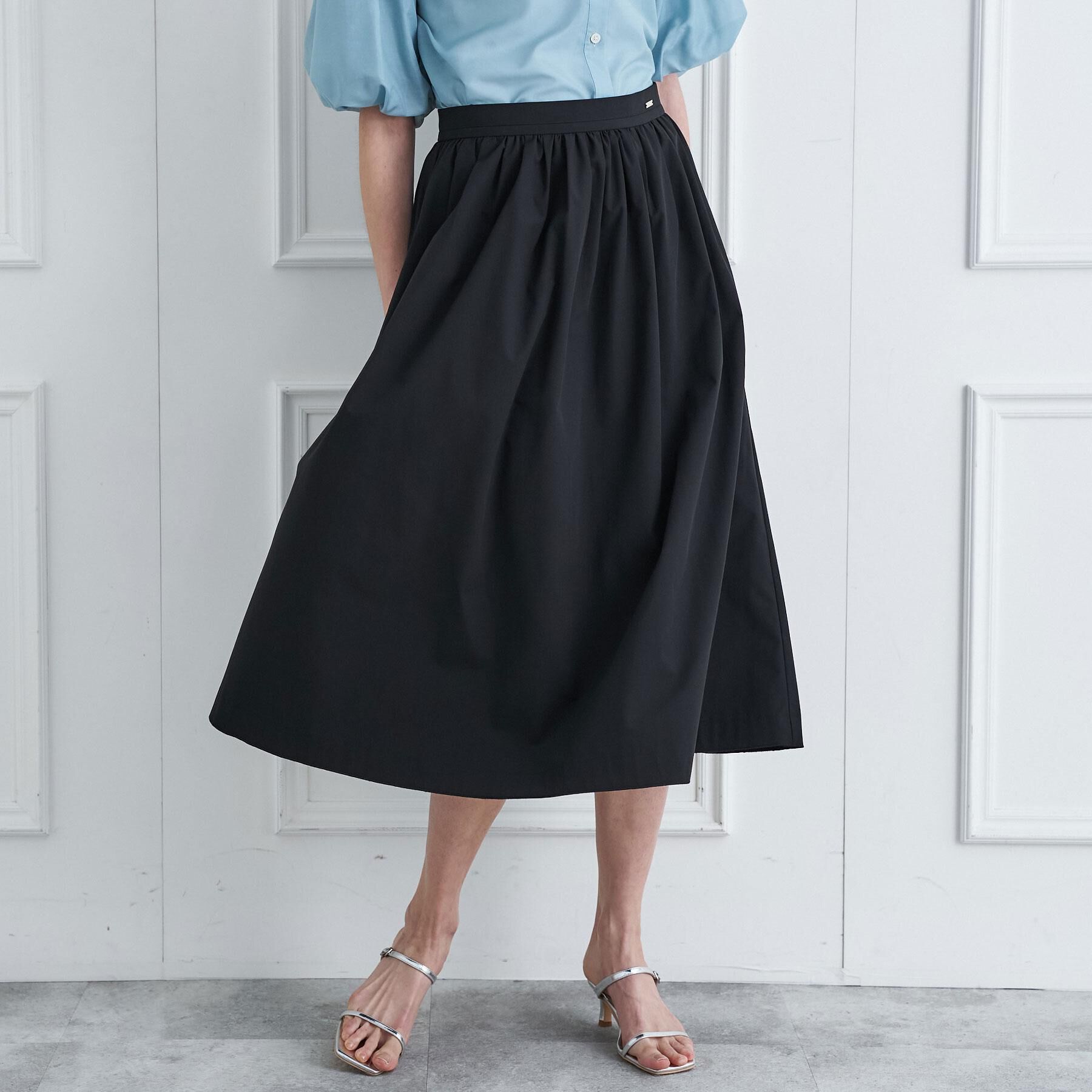 DRESSTERIOR「タックギャザースカート」|スカート|