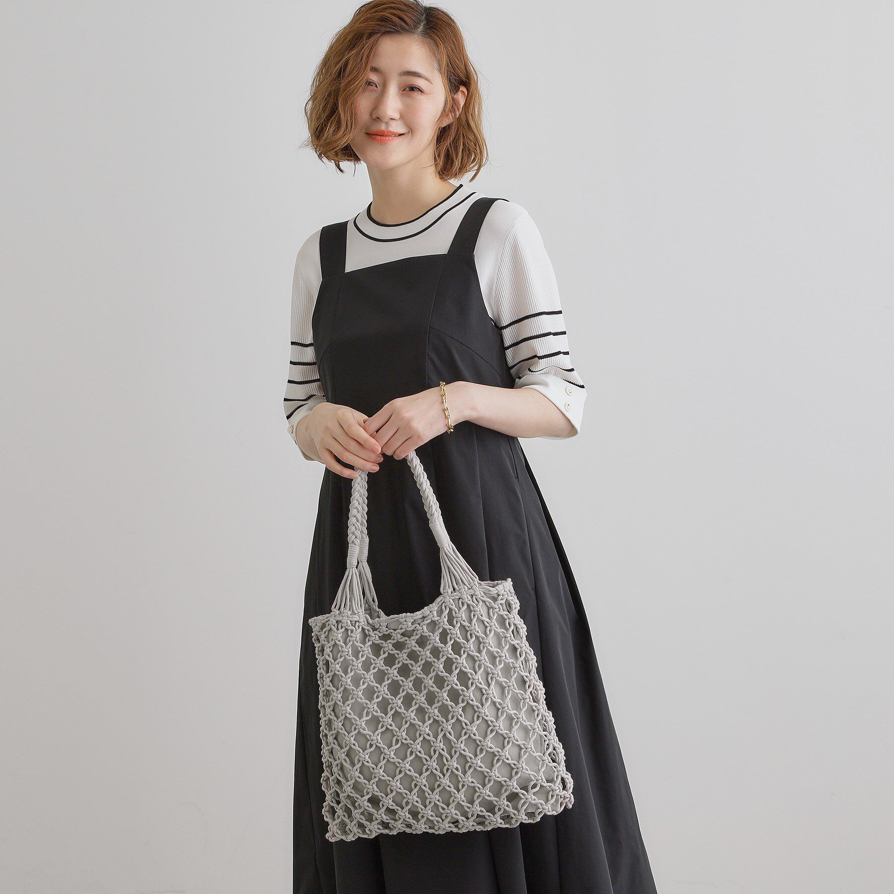 grove「マクラメトート」|トートバッグ|