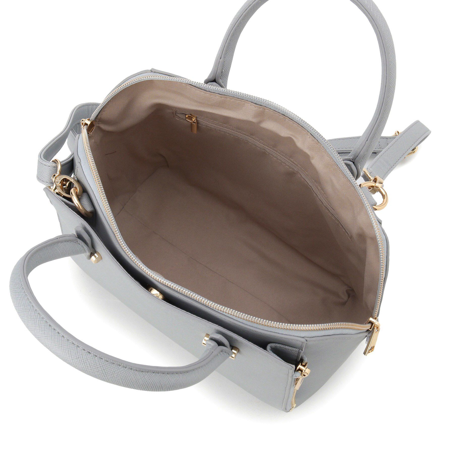 grove「【人間工学】タテZipバーハンドル2WAYトート」|トートバッグ|