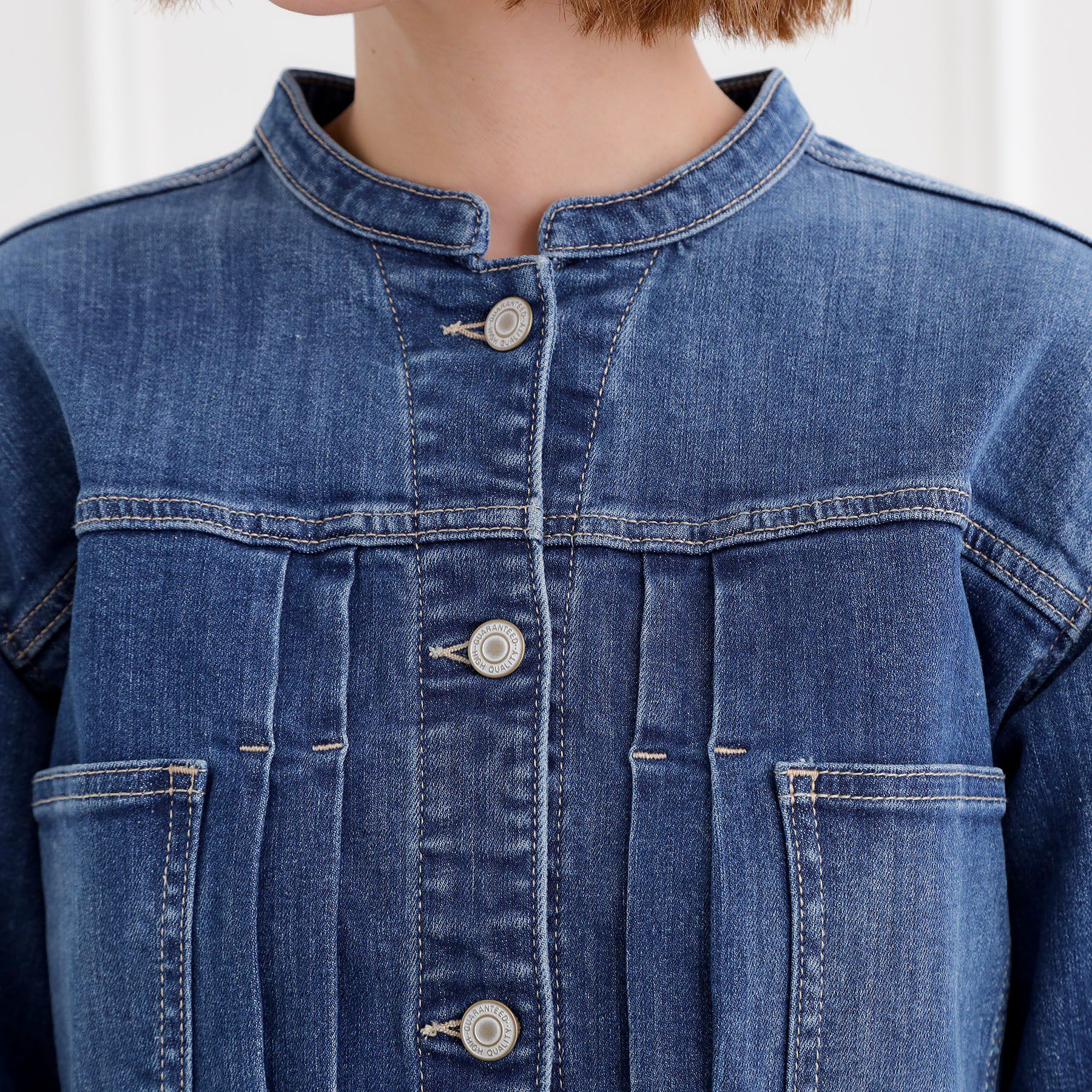 grove「着心地軽やか、動きやすいストレッチデニムジャケット」|デニムジャケット|