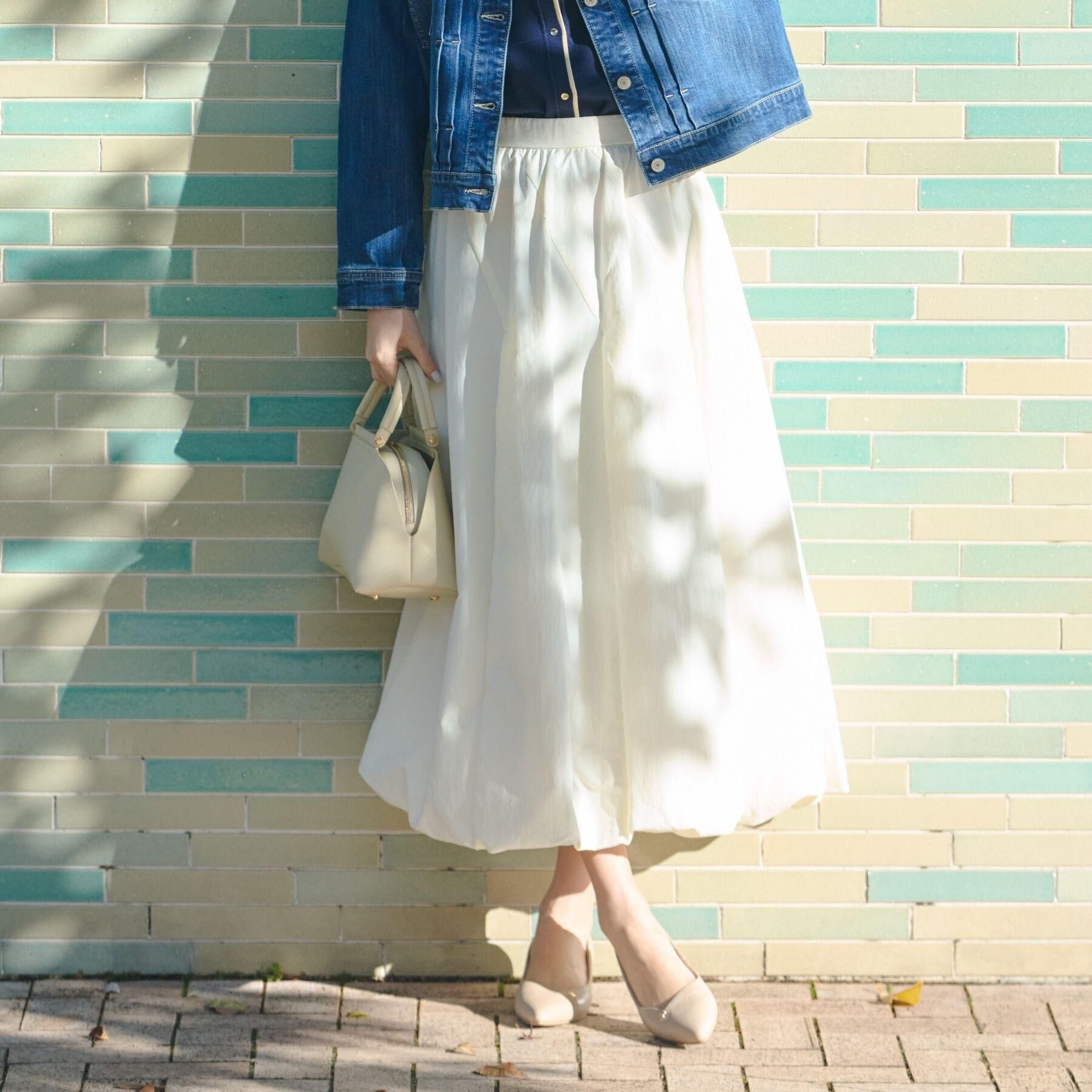 grove「軽やかに揺れて、旬のムードを纏う エスカルゴバルーンスカート」|スカート|