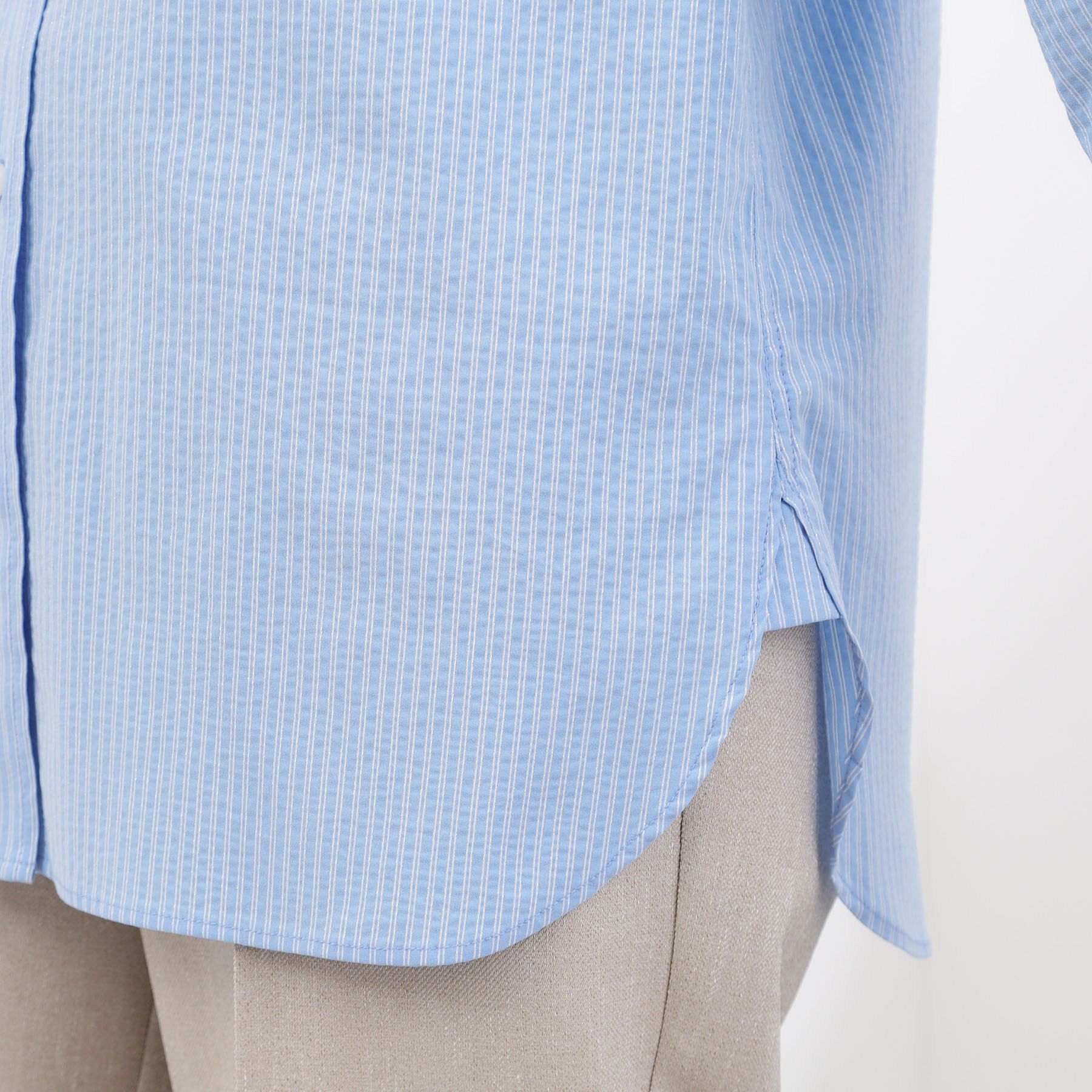 grove「一度着たら手放せない、驚きの伸びを備えたコットンナイロンストレッチシャツ」|シャツ・ブラウス|