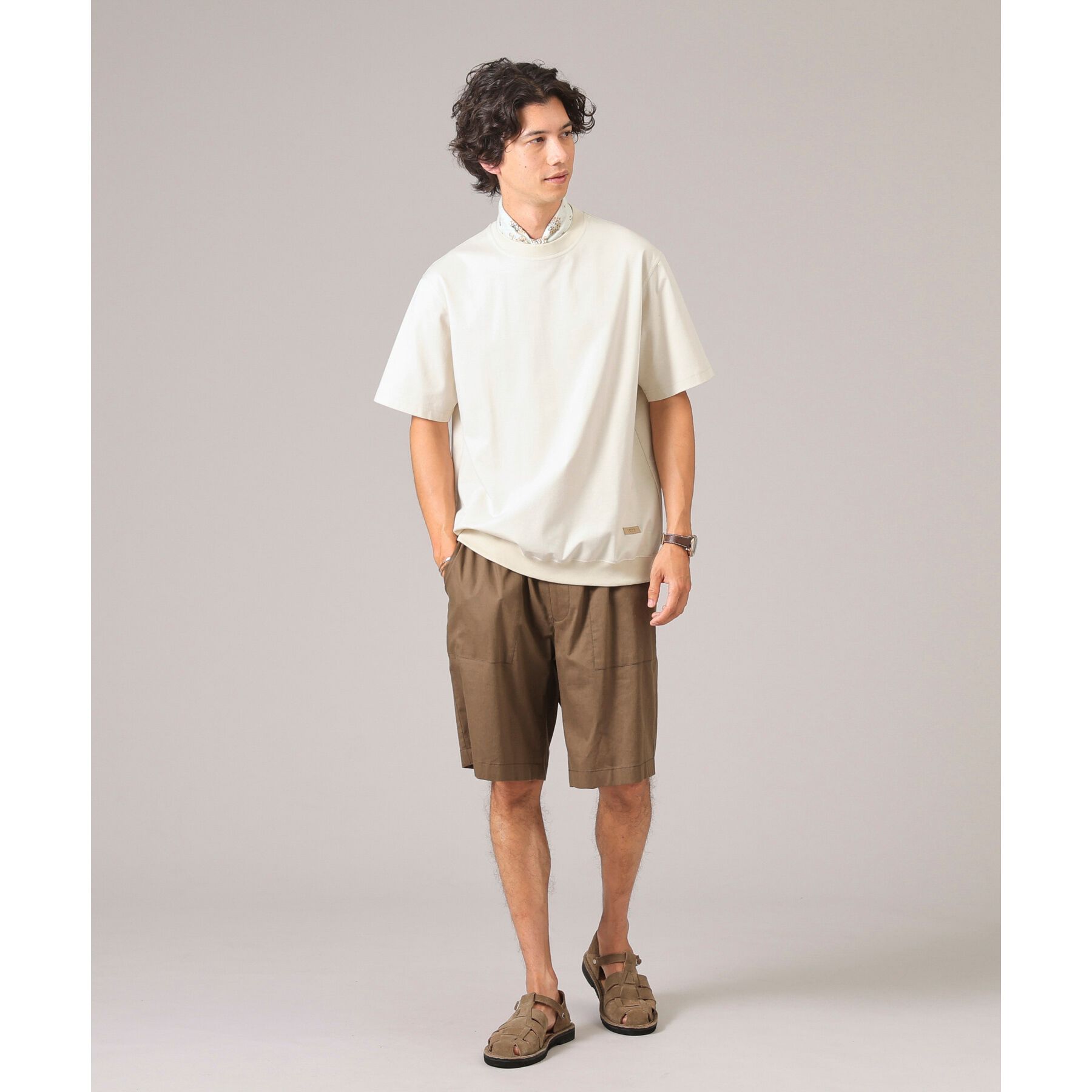 TAKEO KIKUCHI「【抗菌防臭／5サイズ展開】ハイゲージポンチ Tシャツ」|Tシャツ・カットソー|