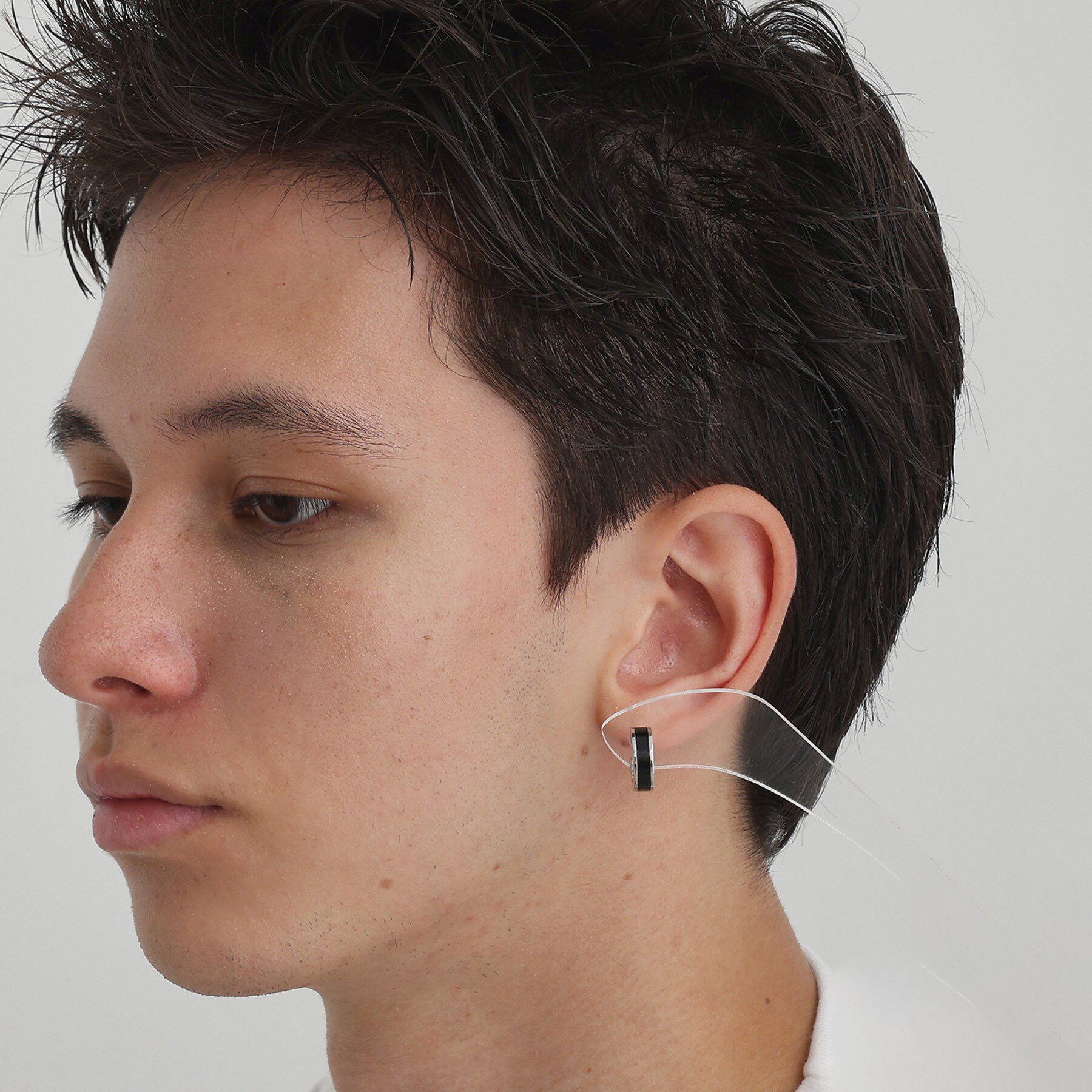 TAKEO KIKUCHI「ブラックエポラインピアス」|ピアス|