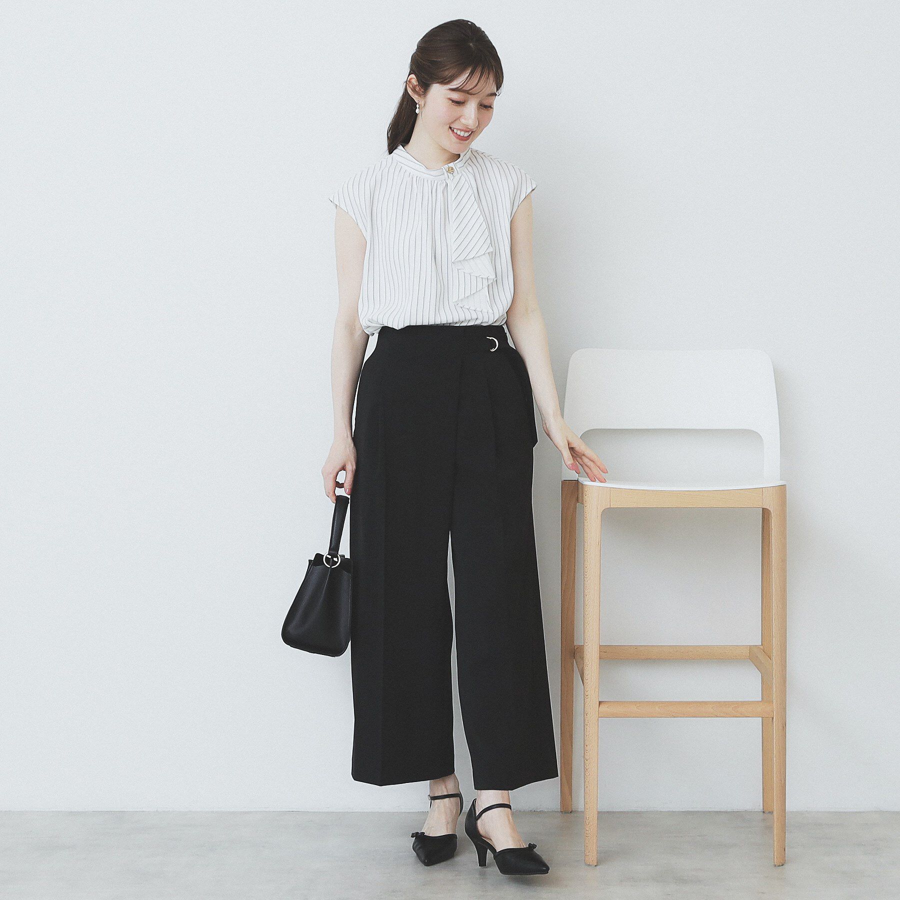 index「アシンメトリーボウタイブラウス【洗濯機洗い可】」|シャツ・ブラウス|