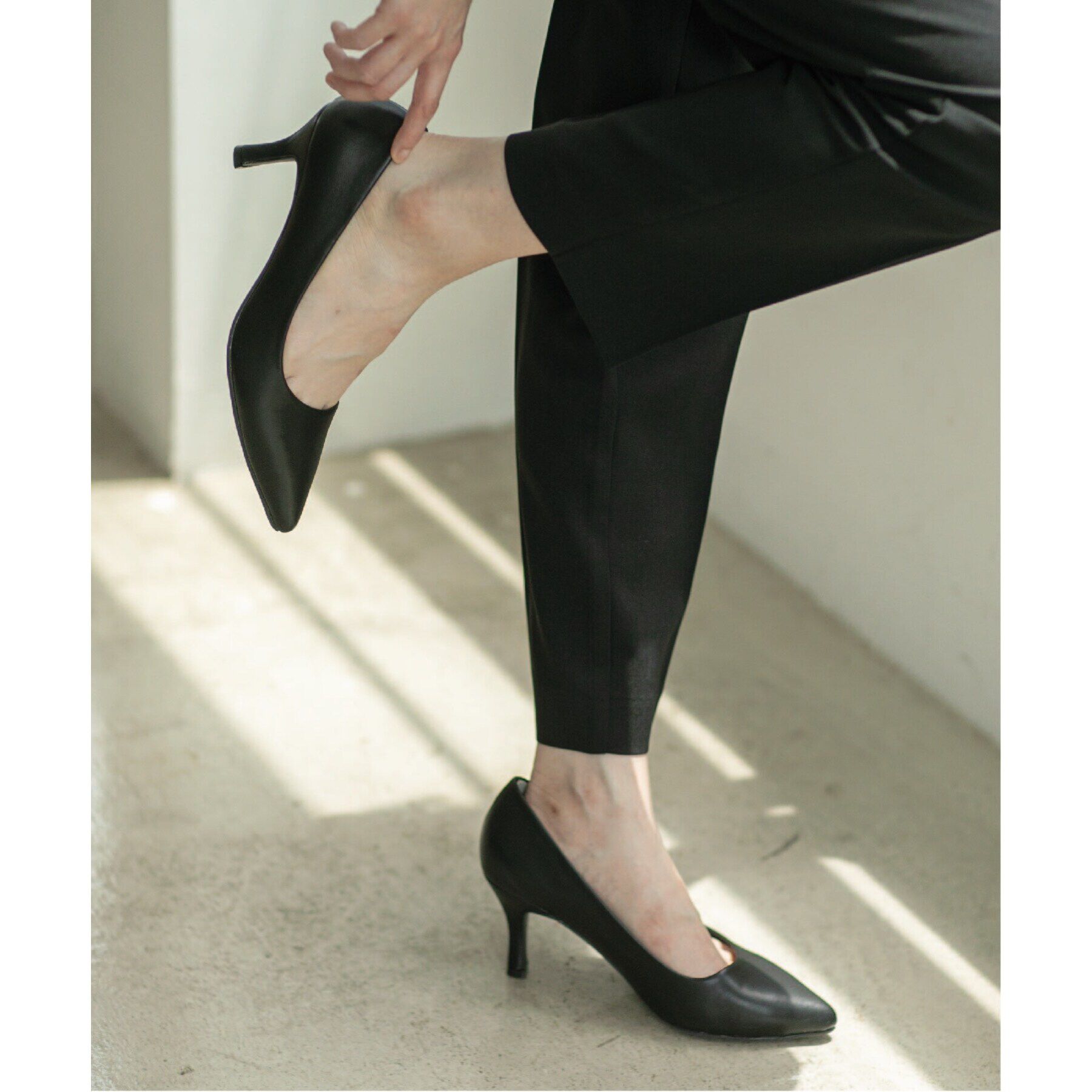 OPAQUE.CLIP「【抗菌防臭加工/7cmヒール】ベーシックパンプス/通勤・セレモニー対応」|パンプス|