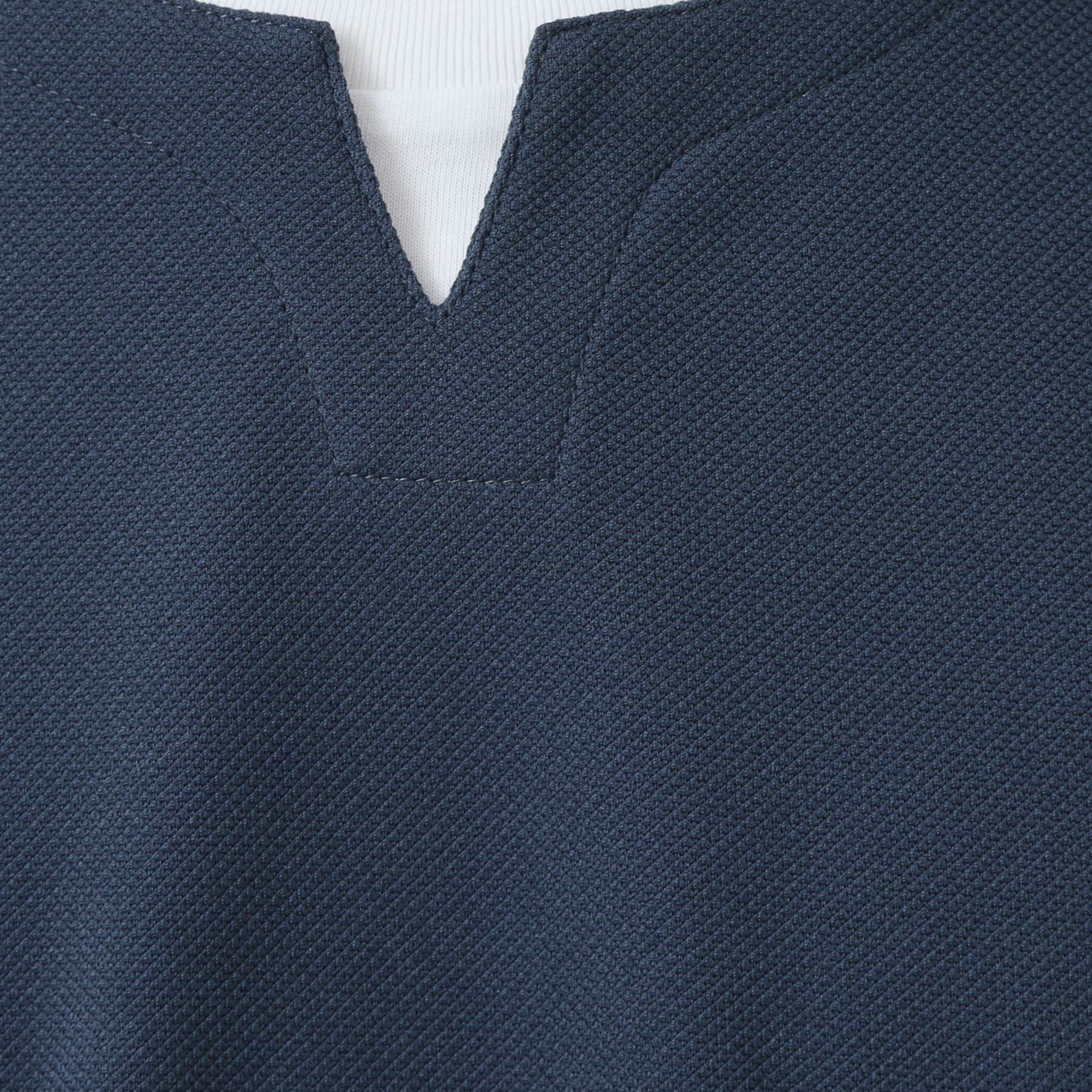 THE SHOP TK「【1枚で手抜きに見えない】キーネック フェイクレイヤード長袖Tシャツ」|Tシャツ・カットソー|