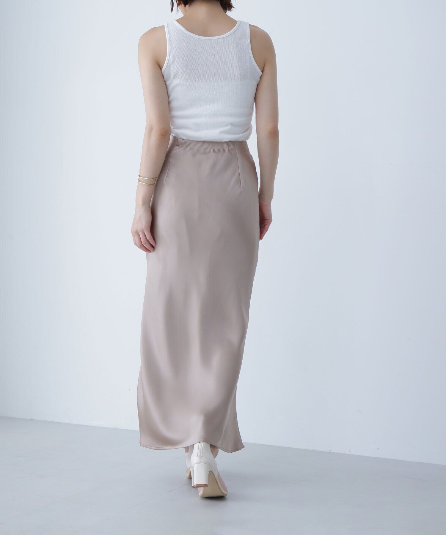  「サイドスリットバイアスナロースカート」|スカート|
