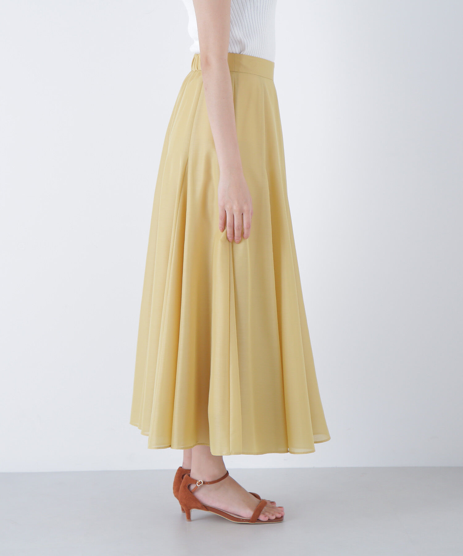  「シャイニーシアーボイルスカート」|スカート|