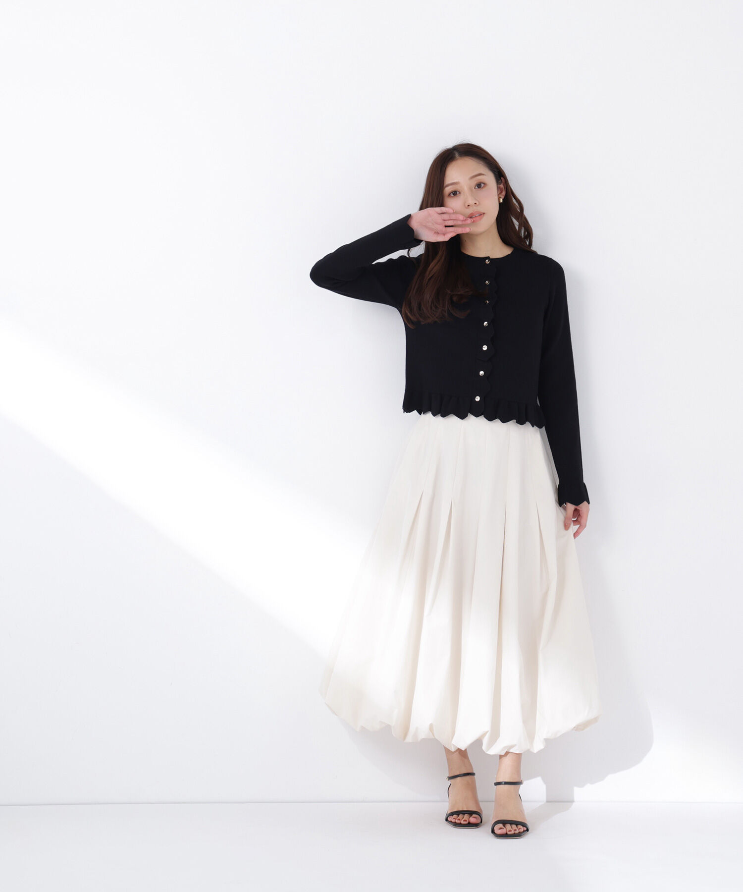  「タックバルーンスカート」|スカート|