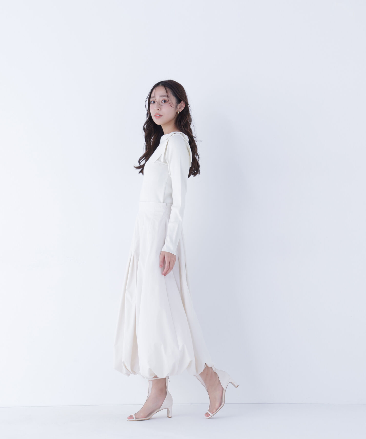  「タックバルーンスカート」|スカート|