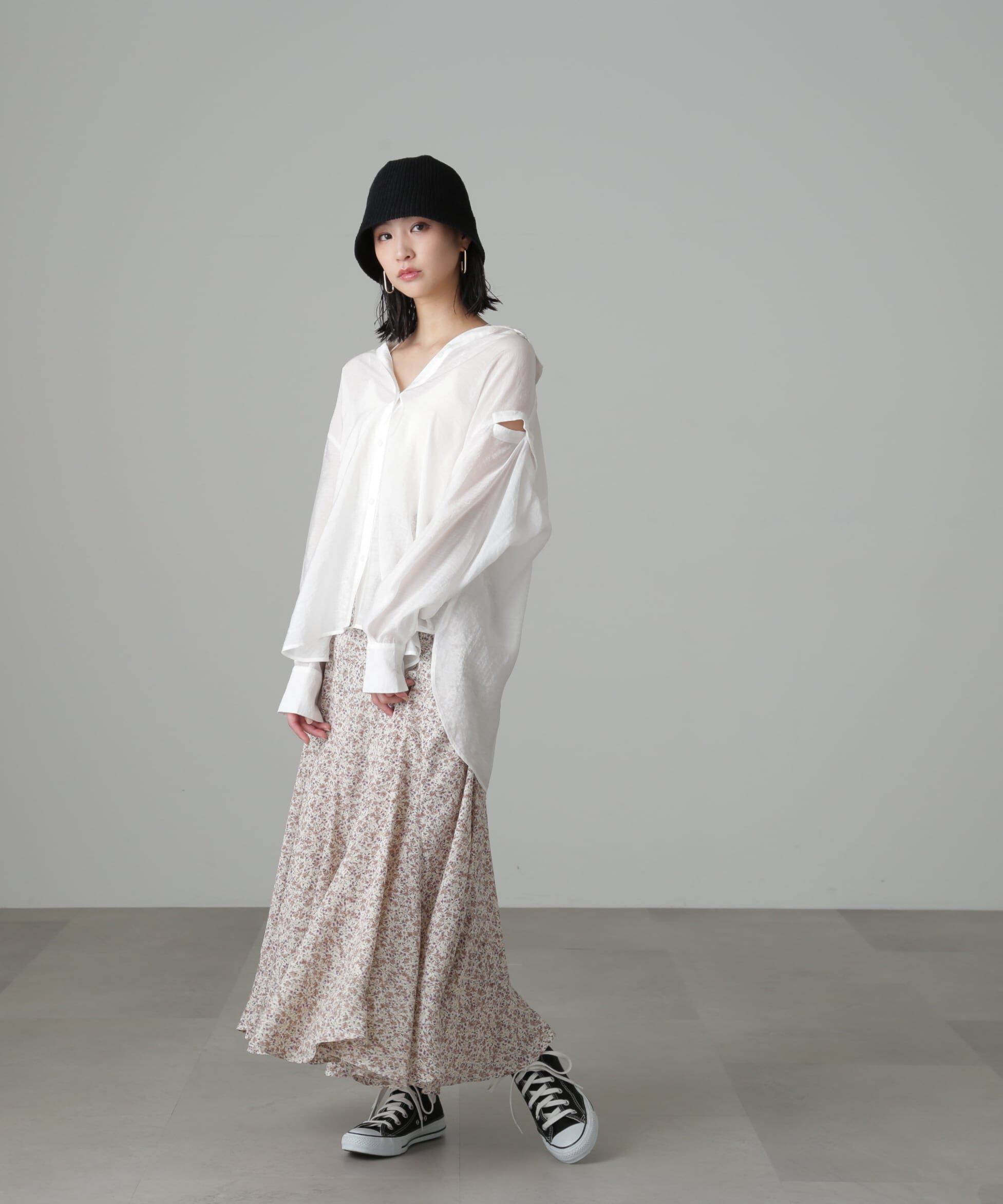  「フラワーエスカルゴマーメイドスカート」|スカート|