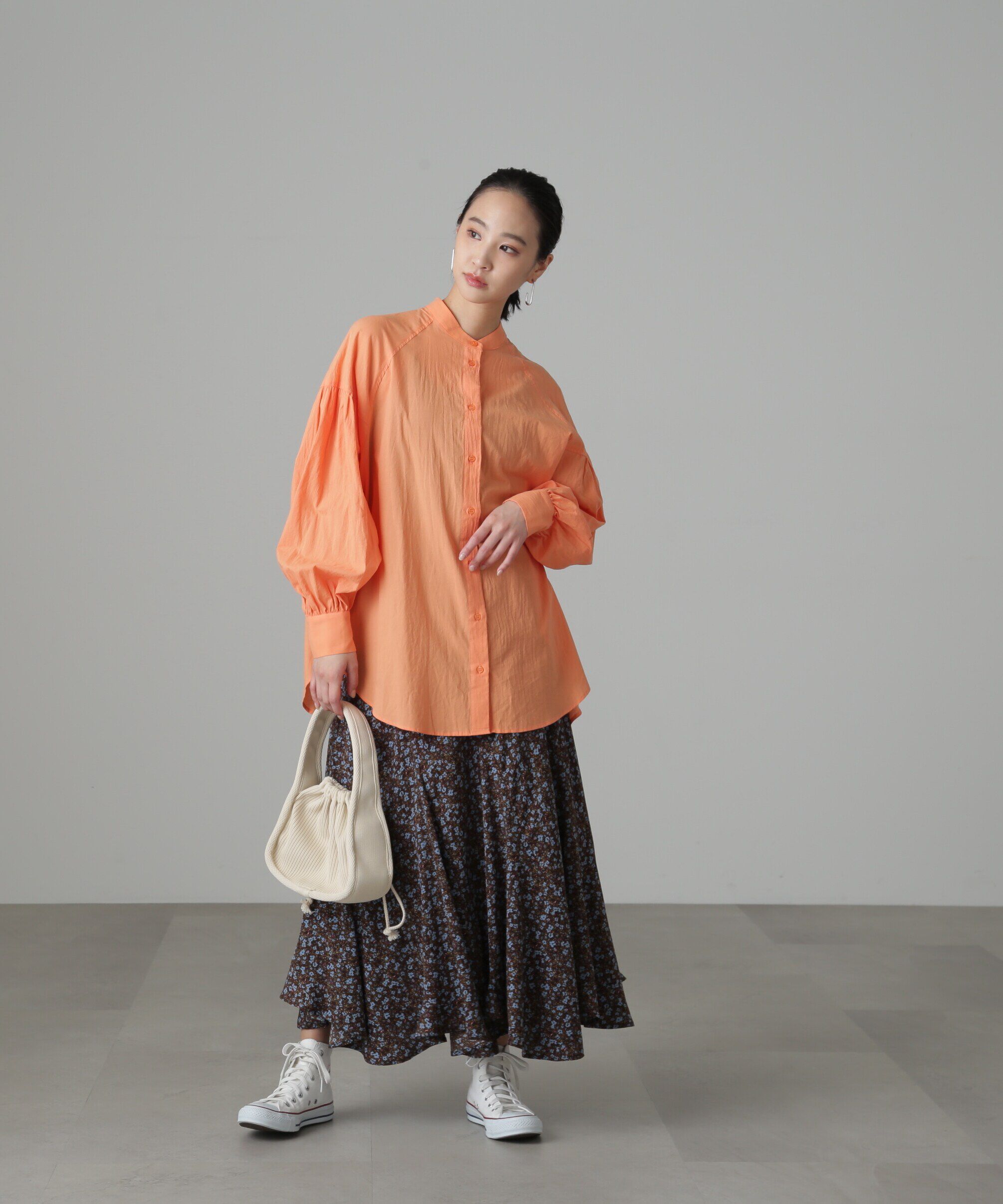  「フラワーエスカルゴマーメイドスカート」|スカート|