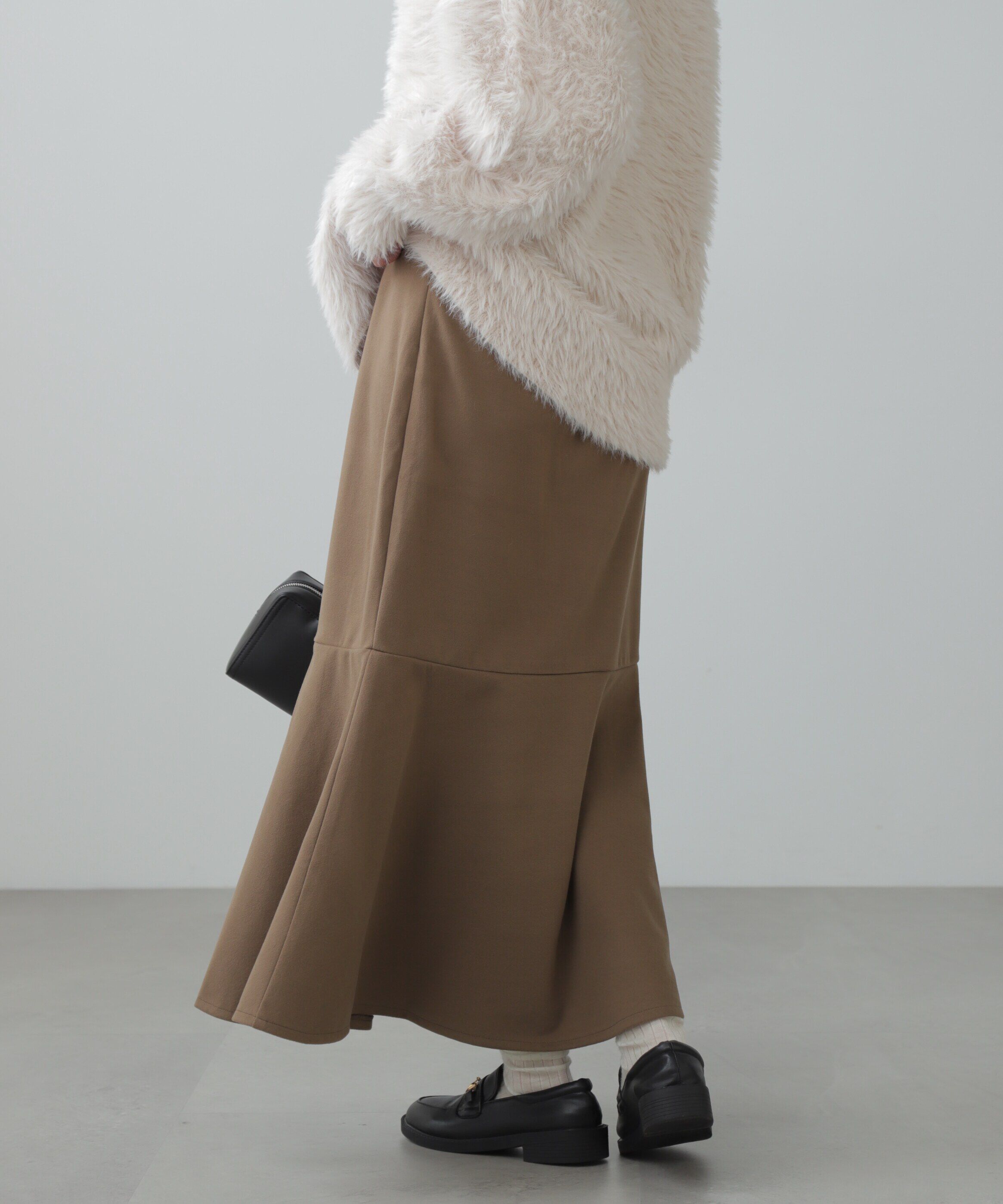  「起毛ストレッチマーメイドスカート」|スカート|