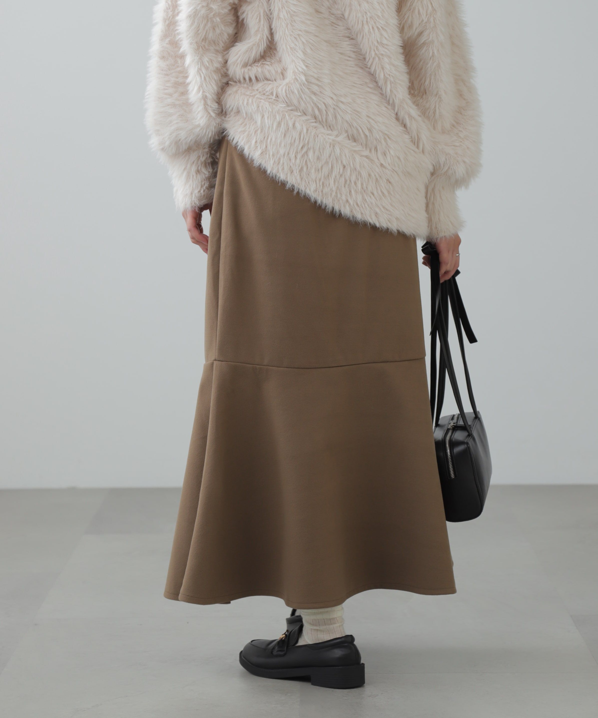  「起毛ストレッチマーメイドスカート」|スカート|