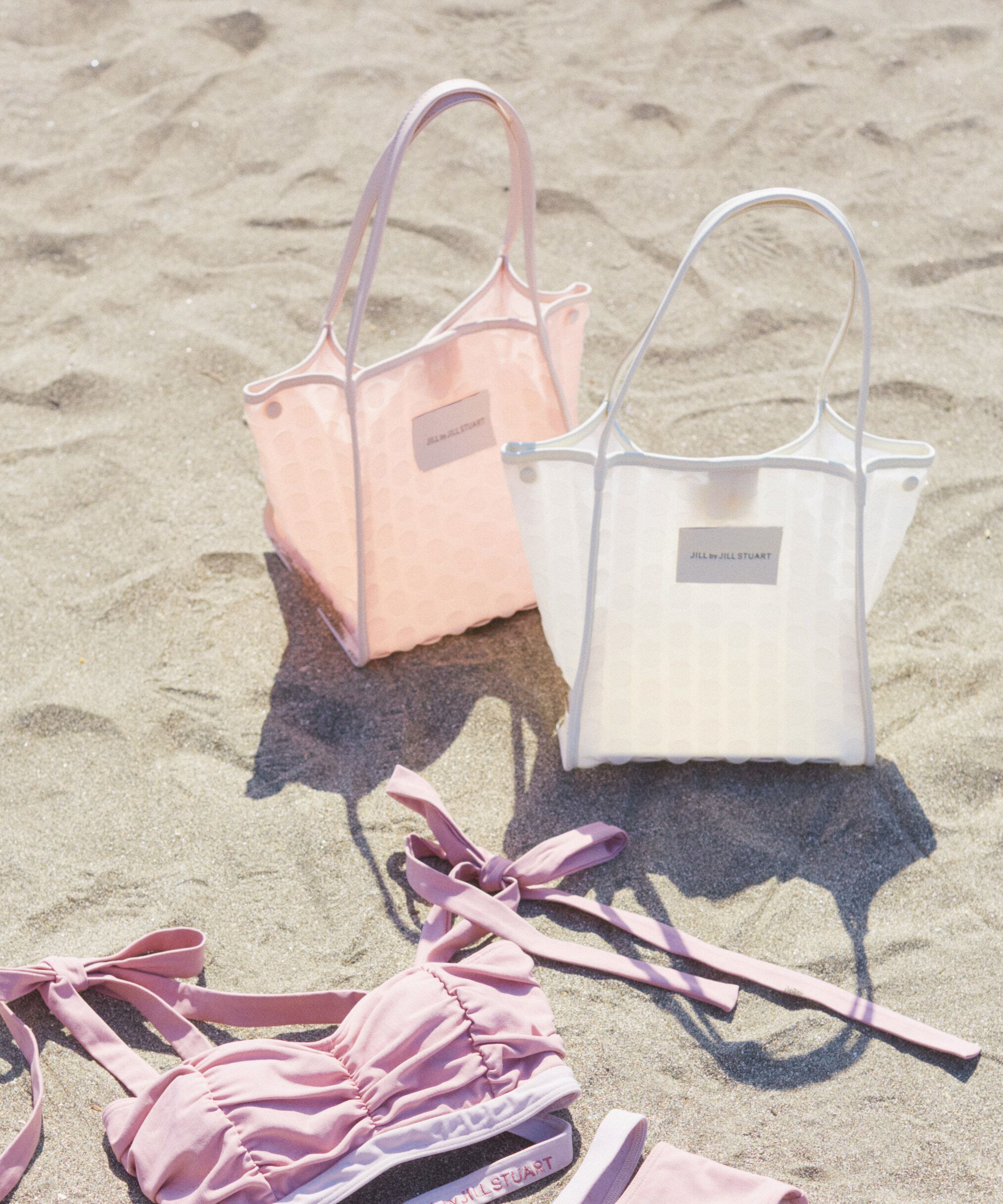  「サマークリアトートバッグ」|その他|ピンク