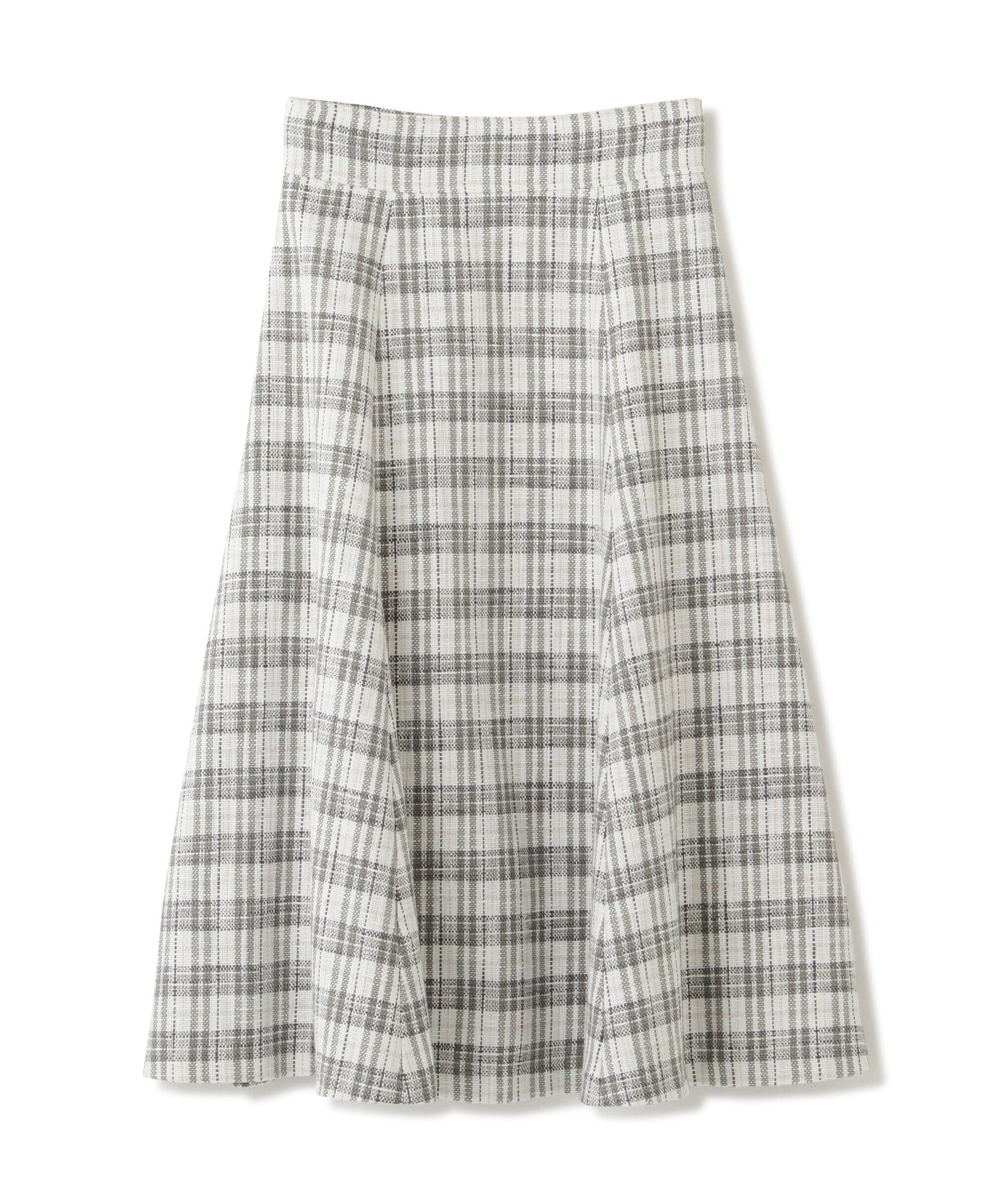 PROPORTION BODY DRESSING「チェックフレアスカート」|スカート|