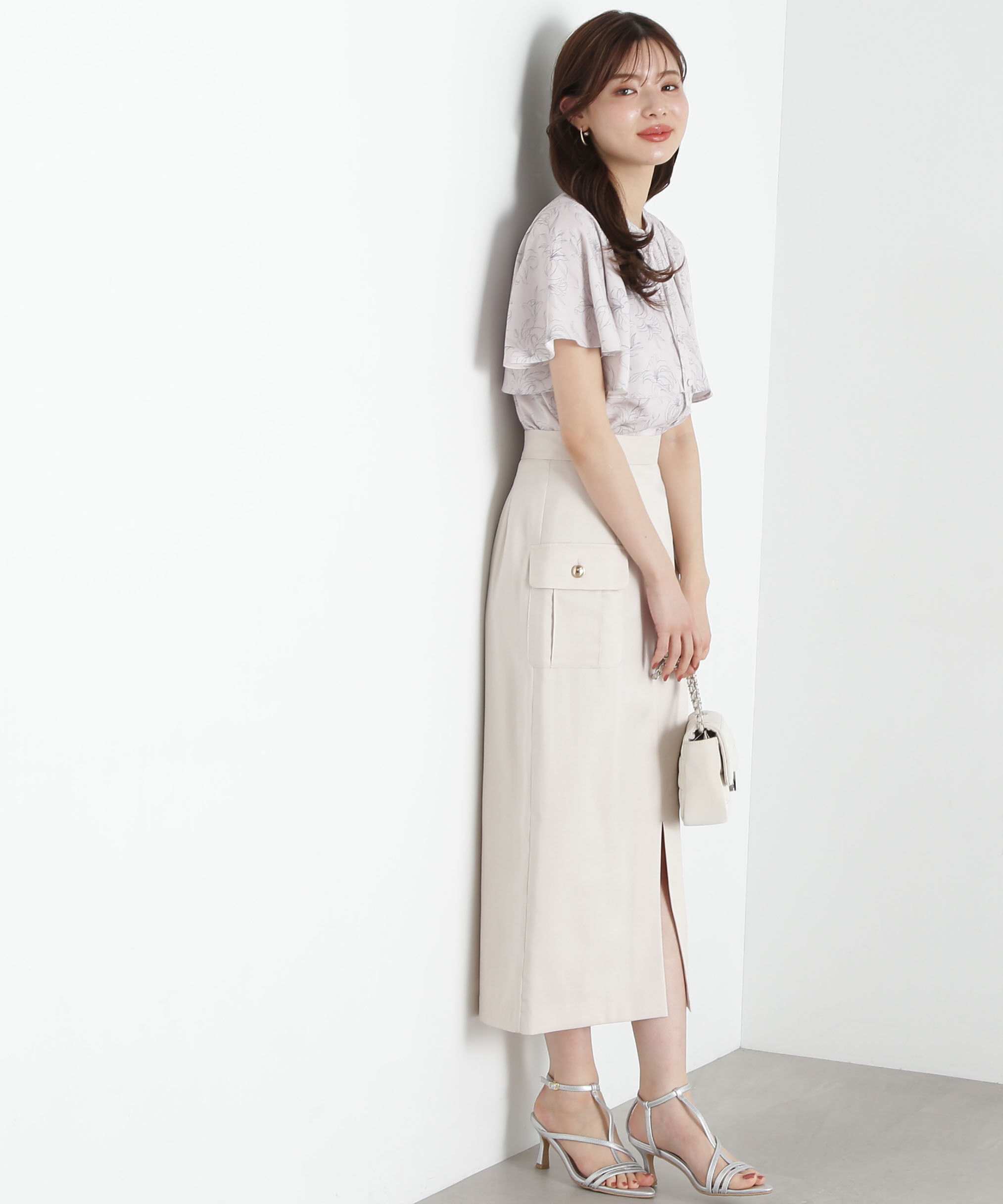 PROPORTION BODY DRESSING「ポケット付きナロースカート」|スカート|