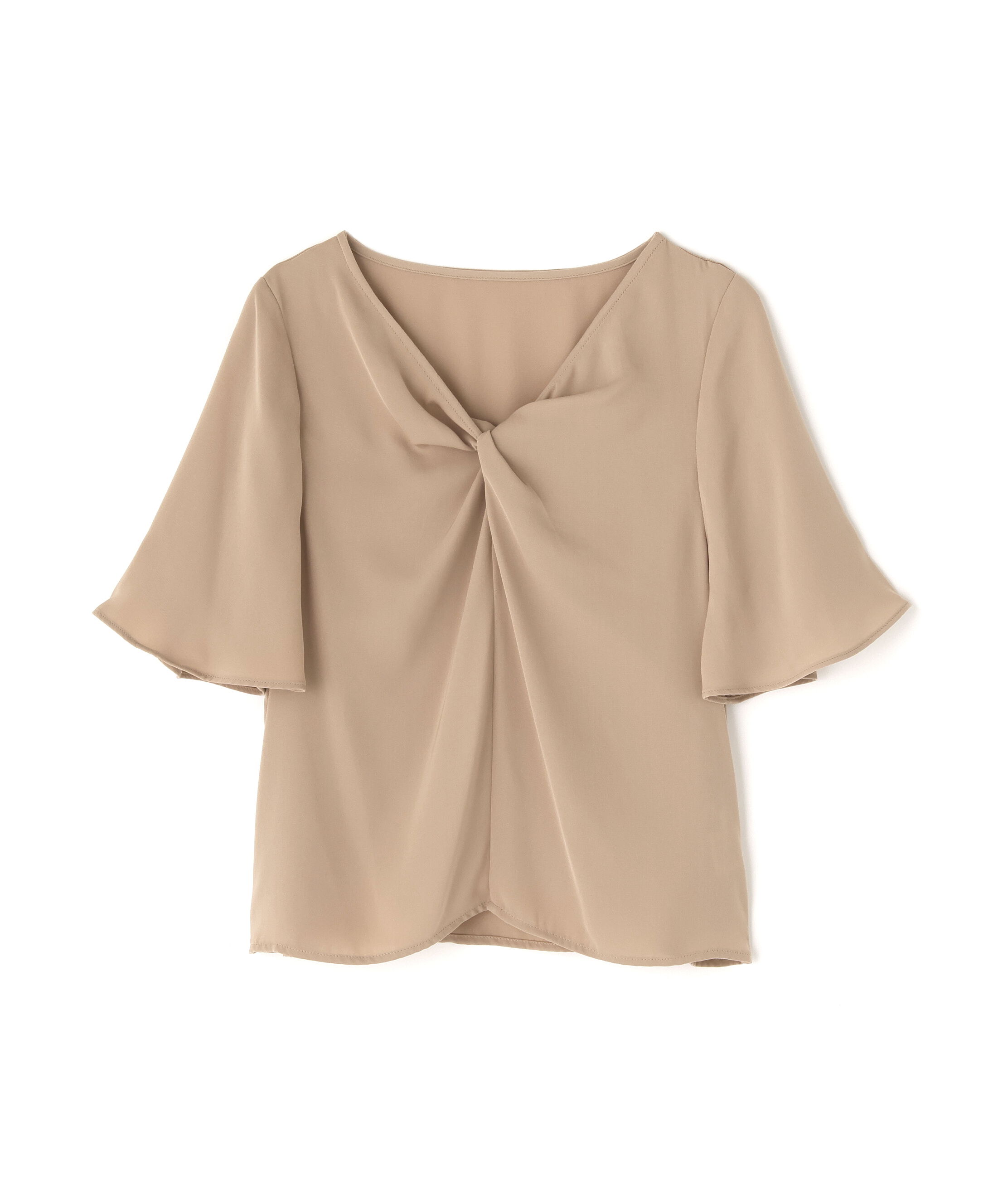 PROPORTION BODY DRESSING「ツイスト半袖ブラウス」|シャツ・ブラウス|