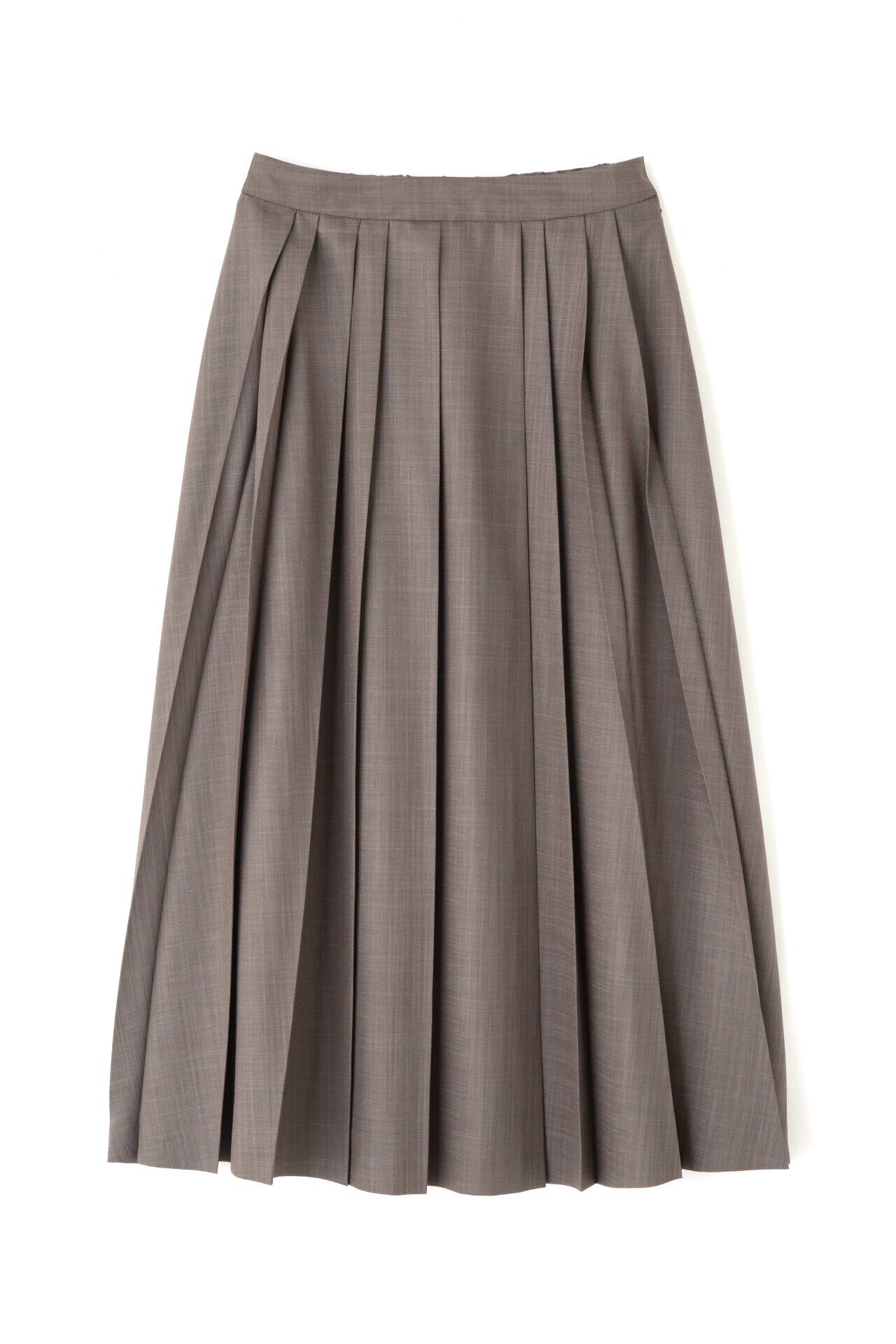  「◆リネンライクブッチャーランダムプリーツスカート」|スカート|