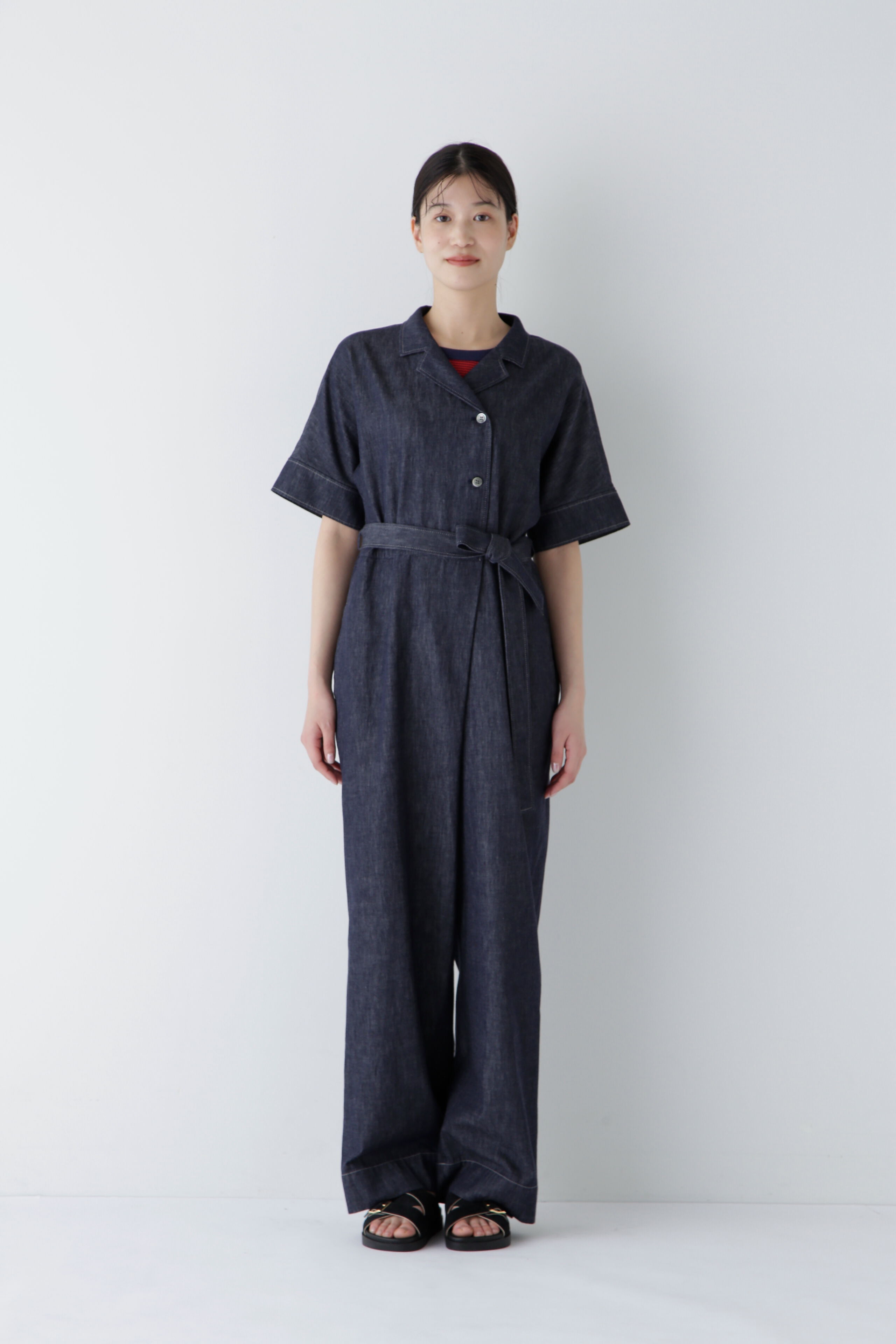  「◆ライトオンスデニムオールインワン」|ワンピース|