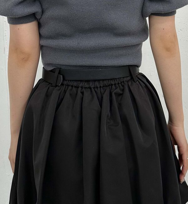archives「ベルト付きバルーンミニスカート」|スカート|