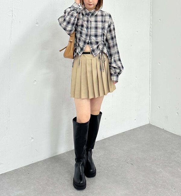 archives「チェックショートドロストシャツ」|シャツ・ブラウス|
