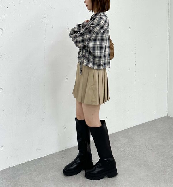 archives「チェックショートドロストシャツ」|シャツ・ブラウス|