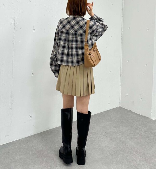 archives「チェックショートドロストシャツ」|シャツ・ブラウス|