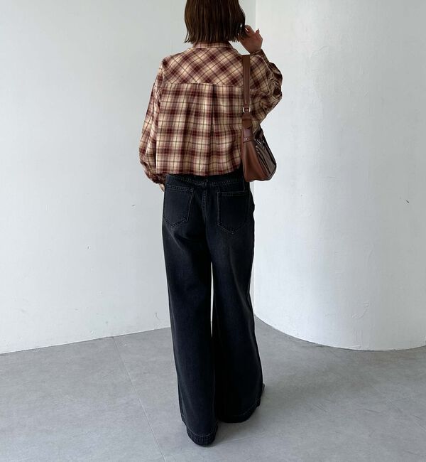 archives「チェックショートドロストシャツ」|シャツ・ブラウス|