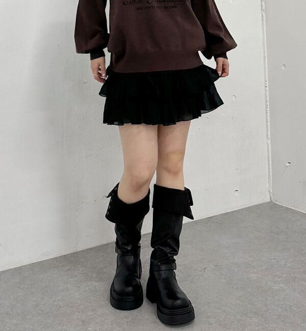 archives「アニマルソートフリルティアードスカート」|スカート|