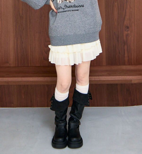 archives「アニマルソートフリルティアードスカート」|スカート|