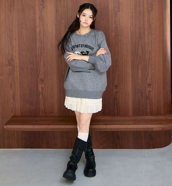 archives「アニマルソートフリルティアードスカート」|スカート|