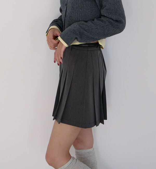 archives「サイドプリーツミニスカート」|スカート|