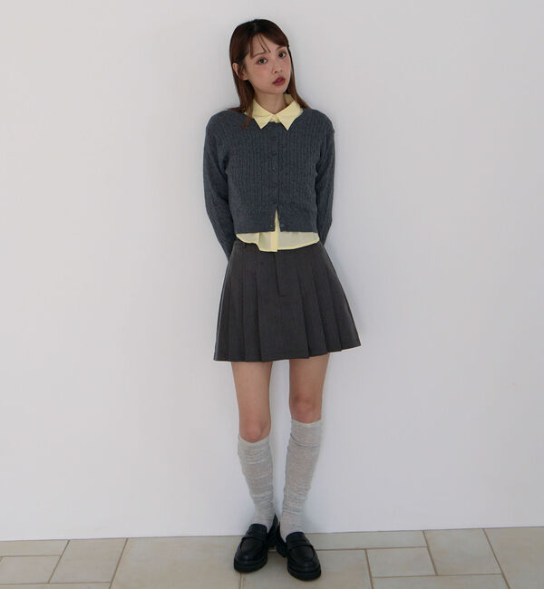 archives「サイドプリーツミニスカート」|スカート|