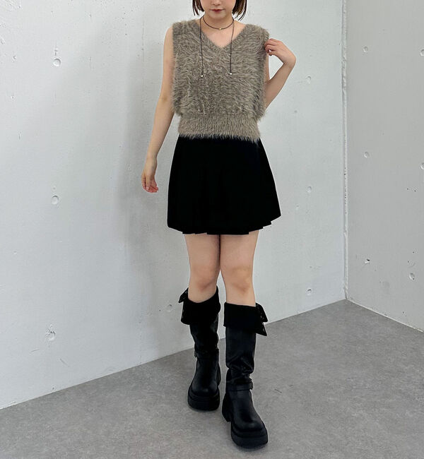 archives「サイドプリーツミニスカート」|スカート|