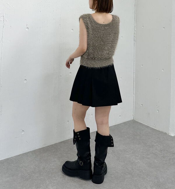 archives「サイドプリーツミニスカート」|スカート|