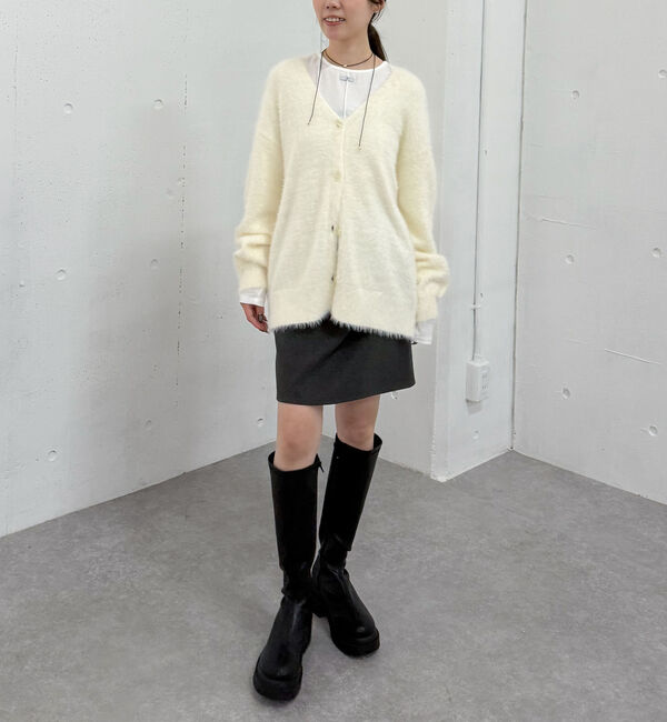 archives「ウールライク台形ミニスカート」|スカート|